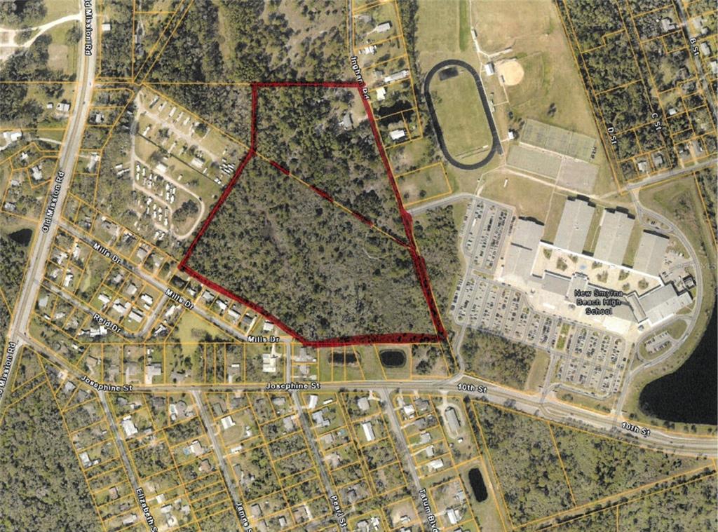 RARE OPPORTUNITY to own one of the largest parcels of undeveloped land in the city of NSB. Joined with the additional parcels: 7419-23-00-0380 & 7419-23-00-0361 this conveniently located parcel in the heart of NSB but is still just a few miles from Edgewater and boasts easy access arteries to SR 44, I95 and Ridgewood Ave. Zoned R-2 this ideal partially cleared 25 Acre property offers multiple opportunities to the savvy buyer. There is a small structure this property previously so this unique parcel also has connection to Public utilities.
  & Parcels