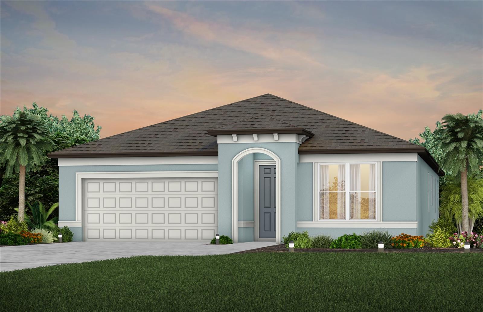 Under Construction. Pulte is selling in Evergreen! Conveniently located near I-75 and I-4, enjoy an easy commute to Downtown Tampa, Brandon, and Lakeland. This vibrant community features thoughtfully designed landscapes, modern home designs, quality construction, and a family-friendly environment. Discover one of the most highly-sought after suburbs of Tampa Bay, where every home seamlessly blends with Florida's natural beauty.
This home has the space you've been looking for, featuring the perfectly sized Heston floor plan with a single-story, open-concept home design. The designer kitchen showcases an island, stylish woodgrain cabinets, quartz countertops with a 4” quartz backsplash, a large pantry, and Whirlpool stainless steel appliances including a dishwasher, refrigerator, microwave, and range.
The bathrooms have matching cabinets and quartz countertops and a walk-in shower and dual sinks in the Owner's bath. There is luxury vinyl plank flooring in the main living areas, 18”x18” tile floor in the baths, and laundry room, and stain-resistant carpet in the bedrooms. 
This home features a convenient laundry room with Whirlpool washer and dryer, a 2-car garage, a covered lanai, faux wood blinds, cabinet hardware and a Smart Home technology package with a video doorbell. 
Enjoy peace of mind with Pulte’s transferable, 10-year Limited Structural Warranty that covers materials and workmanship in the 1st year, workability of plumbing, electrical, HVAC, and other mechanical systems through the 2nd year, various types of water infiltration and internal leaks through the 5th year, and the structural integrity of the home through the 10th year. Plus, we’re currently offering limited-time incentives and below-market rates!
