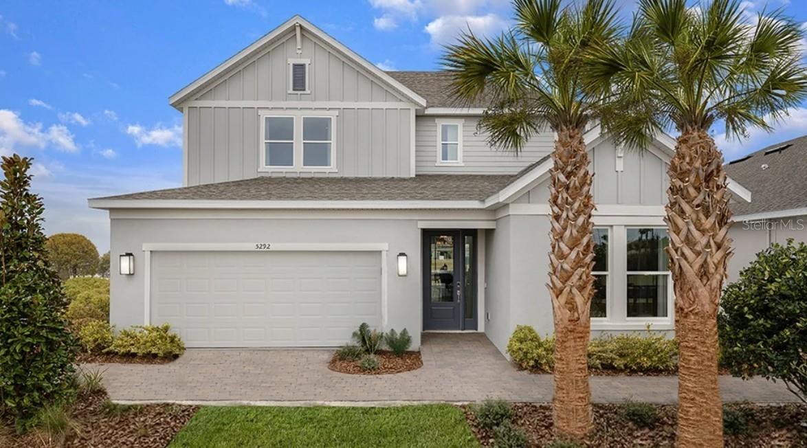 What's Special: Model Home Leaseback | Extended Lot | Game Room | Larger Backyard | Flex Room | Large Kitchen Island | Deep Lot. Model Home Leaseback - Available Now for July Closing! Built by America's Most Trusted Home Builder. Welcome to the Montauk at 5292 Goldfinch Drive in The Waters at Center Lake Ranch! This thoughtfully designed home combines open-concept living with flexible spaces throughout. The gourmet kitchen showcases quartz countertops, a large center island, walk-in pantry, and seamless flow into the dining area and great room, creating a bright and inviting space to gather. Just beyond, a screened lanai with an outdoor kitchen extends your living space and makes entertaining effortless. Your main level primary suite offers a peaceful retreat with a spacious walk-in closet and a spa-inspired bath with dual sinks, a soaking tub, and a separate shower. Upstairs, two secondary bedrooms share a nearby full bath, while an additional bedroom suite includes its own private bath. A spacious game room, flex room, and conveniently located laundry room complete this versatile and welcoming home. The Waters at Center Lake Ranch sits within a 2,050-acre master-planned community just south of Lake Nona. Conveniently located along the Narcoossee corridor, this natural gas community offers strong value near Medical City. Enjoy a walkable setting with cohesive neighborhoods, multi-use trails, recreation areas, and conservation wetlands that enrich daily living. Additional Highlights Include: tray ceilings, all appliances included and upgraded finishes throughout. MLS#O6421350

*Model Home Prices exclude furniture, decorative accessories, and closing costs and already include any lot premium, Seller installed options and upgrades; Buyer-selected options are no longer available. For financed buyers, lender restrictions on leasebacks for certain lenders may apply. No representation of any kind is made or implied regarding the Model Home’s future value or benefits, or availability of financing for a leaseback transaction. See Model Home Purchase Agreement, Model Home Addendum, Model Home Leaseback Agreement and, if applicable Non-Realty Bill of Sale Addendum (for furniture and any other non-realty personal property sold separately in select model homes) for details. Model homes subject to prior sale.