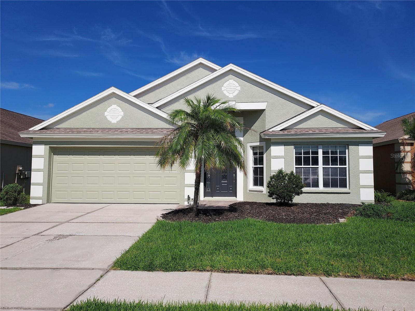Welcome to this 3-bedroom, 2-bath pool home in the South Pointe Community! This home affords the opportunity for you to bring your vision and transform it into something truly special. Some of the big-ticket items have already been completed, including a new roof in 2026, freshly painted exterior, new garage door, and updated pool equipment. The terrific floorplan features separate living and dining rooms at the front of the home, a centrally located kitchen, and a great room at the back of the home with double glass doors to the patio and pool. The bedrooms are in a split plan, with the owner’s suite at the very back with an en-suite bathroom and spacious closet. Some of the features include an inside laundry room, high ceilings in the main areas, all tiled floors, pond views, and a 2-car garage. South Pointe amenities include a pool, basketball, and a 5-acre county park. First-time buyers complete the HomePath Ready Buyer homeownership course at HomePath online and include the certificate for closing cost assistance. Visit HomePath online for more details. Restrictions apply. This is a HomePath Property.