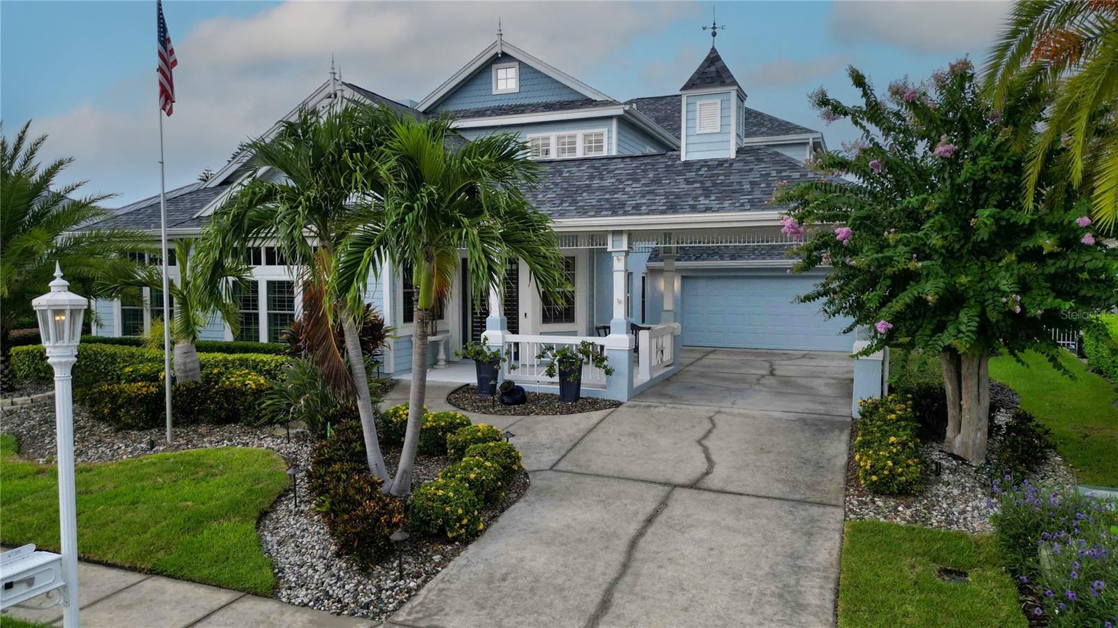 Experience the best of Florida waterfront living in a beautifully appointed Gulf-access residence in the highly desirable Inlets community. This two-story home offers over 3,200 square feet of thoughtfully designed living space with four bedrooms, three-and-a-half baths, a dedicated office/den, and a spacious two-car garage.

Inside, you'll find hardwood flooring throughout the main living areas, soaring ceilings, abundant natural light, and an open floor plan designed for both everyday comfort and entertaining. The dramatic family room features a striking fireplace and overlooks the screened lanai, heated pool, spa, and tranquil canal beyond. The stairwell and overlook features custom made stanchions. There is so much about this home, you owe it to yourself to have a look!

Recent upgrades include a $39K Jellyfish lighting system as well as Upgrade Lanai and Landscape lighting.
New hurricane resistant triple pane windows have also been installed at a cost of $65k as well as a fully fenced back yard to protect your pets for another $10K.

Outdoor living is equally impressive, with a private dock and 10K pound boat lift providing direct access to the Manatee River, Tampa Bay, and the Gulf of Mexico. Whether you're heading out for a day on the water or relaxing poolside while enjoying peaceful waterfront views, this home embraces the Florida lifestyle.

Located within The Inlets, residents enjoy community amenities including a boat ramp, kayak launch, fishing, tennis courts, playground, parks, and scenic boardwalks. Conveniently situated near Lakewood Ranch, I-75, shopping, dining, world-renowned Gulf beaches, and Sarasota's cultural attractions, this exceptional property combines luxury, location, and waterfront convenience in one remarkable package.