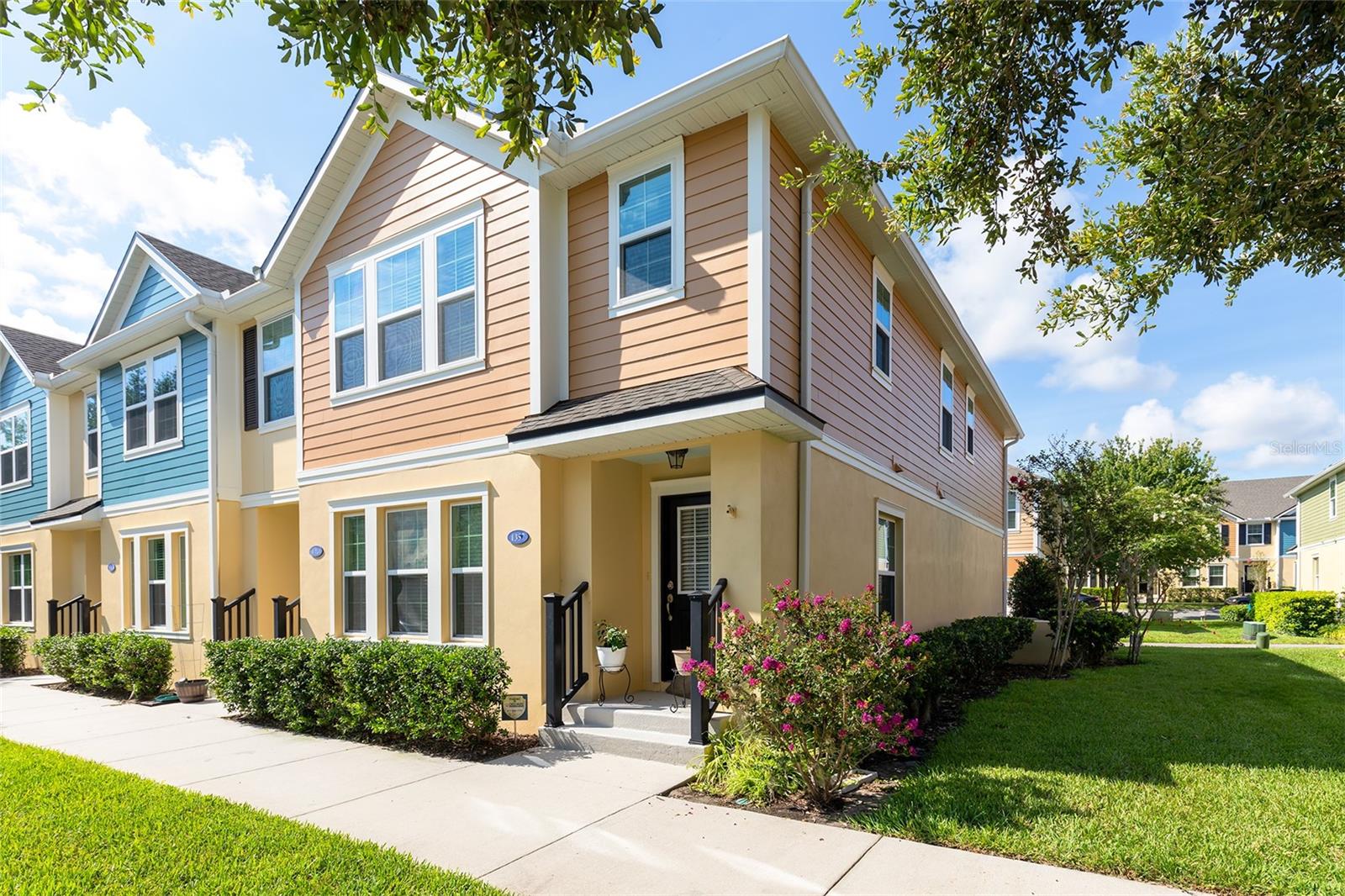 Welcome to this beautifully updated 3-bedroom, 2.5-bath end-unit townhome in the desirable Jesups Landing community of Winter Springs! 
Recent updates include new flooring, new exterior paint and a new roof creating a fresh, modern feel. 
The thoughtfully designed layout features generous living and dining areas that flow seamlessly into the kitchen, making entertaining easy. Upstairs, you'll find all three bedrooms, the laundry area, and a gorgeous patio, in addition to a spacious primary suite that offers a relaxing retreat with ample closet space and an en-suite bath.
One of the home's most attractive features is its unbeatable location adjacent to Central Winds Park, where residents can enjoy pickleball courts,  a baseball diamond, basketball court, a fishing pier, nature trail, picnic facilities and pavilion,  a soccer field, playground, volleyball cours, NEW PICKLEBALL COURTS AND A GREAT DOG PARK  in additiona to year-round community events. Families will also appreciate the proximity to highly rated Seminole County schools, shopping, dining, and major commuter routes.
Whether you're a first-time homebuyer, downsizing, or seeking a low-maintenance lifestyle in one of Winter Springs' most desirable locations, this beautifully maintained townhome is a must-see!