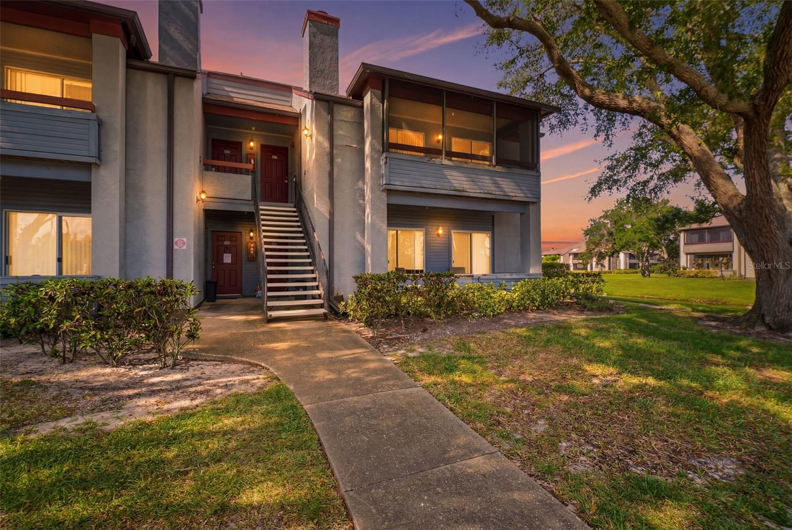 Welcome home to this beautifully maintained 1-bedroom, 1-bath condo ideally located on the edge of Pinellas County, offering quick access to Tampa, major highways, shopping, dining, and everything the Tampa Bay area has to offer. This move in ready unit is one of the very few in the community featuring vaulted ceilings, creating a bright, open feel that's hard to find. The kitchen is equipped with granite countertops and refrigerator, washer and dryer are all under 3 years old, while the A/C system is only two years old, providing added peace of mind. Convenience is key with this unit's location park and enter through the rear community gate just steps from your front door, making daily living effortless. The community offers two pools and 2 hot tubs as well as a gym and sauna. 24 hour security actively patrols the neighborhood to give you a better sense of well being. Even better, the community is undergoing an extensive exterior transformation. The HOA is completing major improvements, including new windows, balcony renovations, exterior maintenance, and fresh paint, giving the entire community a modern new look while enhancing long-term value. Finding a condo in this condition, at this price point, in Pinellas County is becoming increasingly rare. Whether you're a first-time buyer, seasonal resident, or investor, this is an outstanding opportunity. Priced to sell—schedule your private showing today before it's gone!