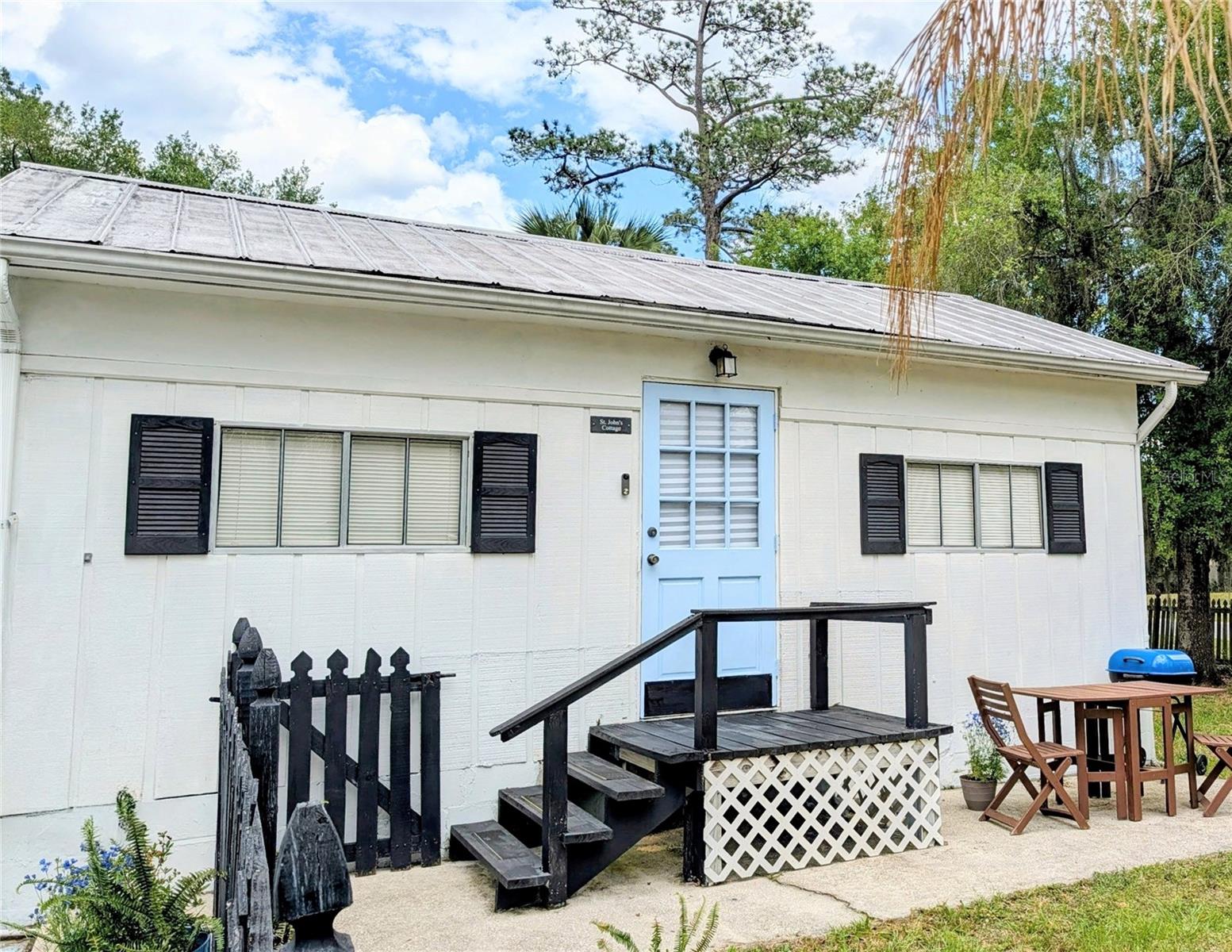 Historic Turnkey Cottage in Astor Unique, rare opportunity to purchase a piece of Old Florida lifestyle, in this beautifully maintained, historic cottage. Located in the quaint, up-and-coming town of Astor right by the Ocala National Forest, this fully furnished gem is a proven, highly rated vacation rental. It’s a true boater’s dream with plenty of space to store your outdoor toys, making it excellent for steady side income, a personal retreat, or a peaceful downsize. The current owners also rent out one of the lots for boat storage, generating easy passive income. High & Dry: No history of flooding under current ownership (since 2017).Zoned new minisplits for energy efficient heating and cooling. Boater’s Dream: Ample space on-site for boat or trailer storage, plus access to the community boat ramp for a voluntary HOA membership of around $50/year.City Utilities: Connected to city water and sewer (no well or septic maintenance).High speed fibre optic internet just installed.Turnkey: Carefully maintained and sold completely furnished.Prime Location: Minutes from the St. Johns River, forest trails, and famous freshwater springs in a town seeing great recent investment.Bonus Expansion Opportunity: Buy the cottage alone, or bundle it with the other lots nextdoor to build additional rental units or create a large private compound,