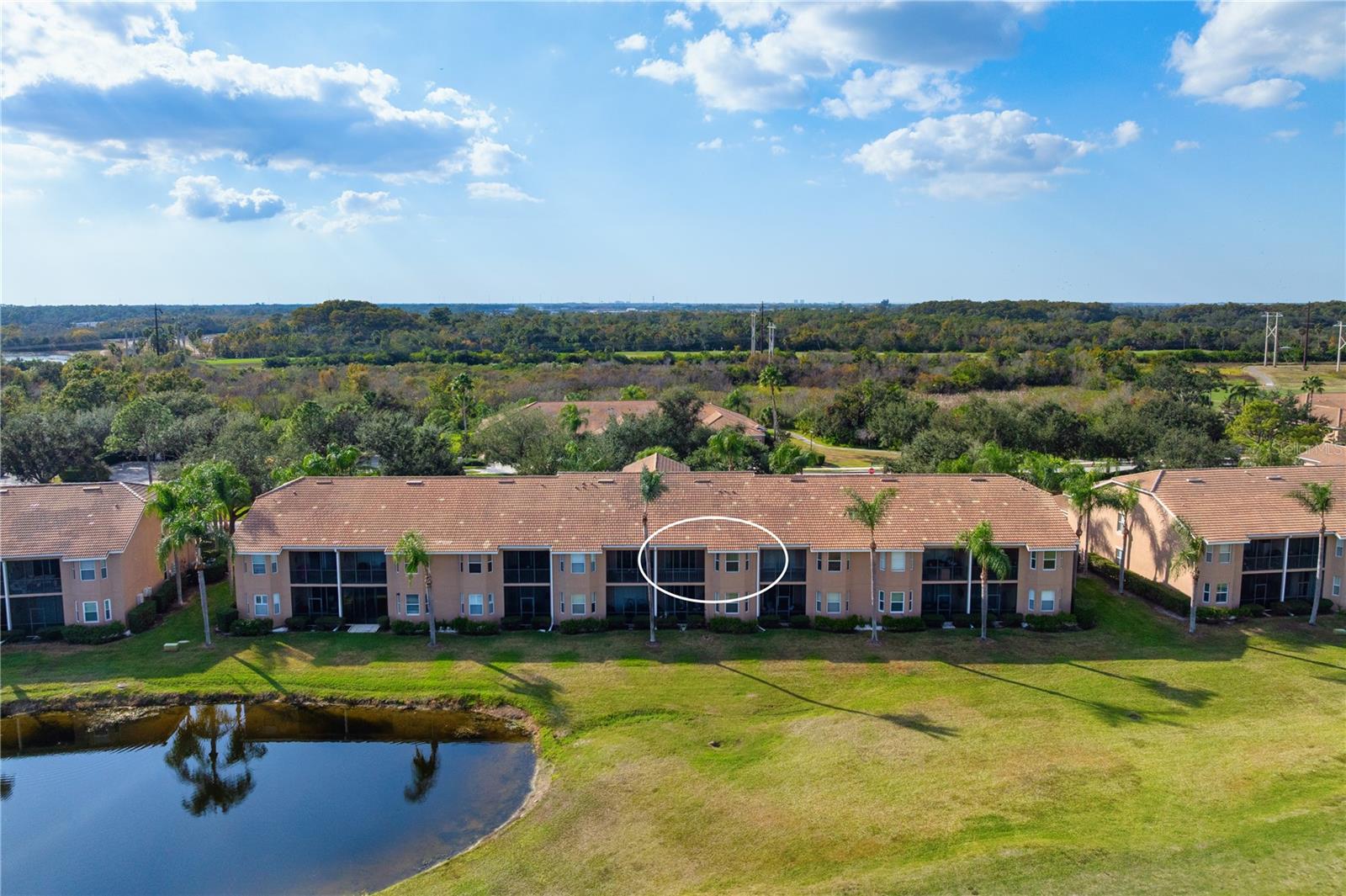 One or more photo(s) has been virtually staged. This move-in ready second-floor condo at 915 Fairway cove Lane #204 in Bradenton offers an open two-bedroom, two-bath floorplan with vaulted ceilings, Corian countertops, maple cabinetry, and a double pantry in the kitchen, plus an in-unit laundry room with washer and dryer. This home features a spacious master suite with walk-in shower and walk-in closet, along with bright living and dining spaces overlooking the golf course and pond. Residents enjoy resort-style amenities at Stoneybrook at Heritage Harbour, including an Arthur Hills–designed golf course with no mandatory membership, clubhouse restaurant, two pools, spa, fitness center, tennis and pickleball courts, and miles of hiking and biking trails. Conveniently located less than an hour from Tampa International Airport, 30 minutes to Sarasota, and just 20 minutes to Gulf beaches, this property combines comfort, lifestyle, and accessibility, making it ideal as a winter retreat or full-time residence.