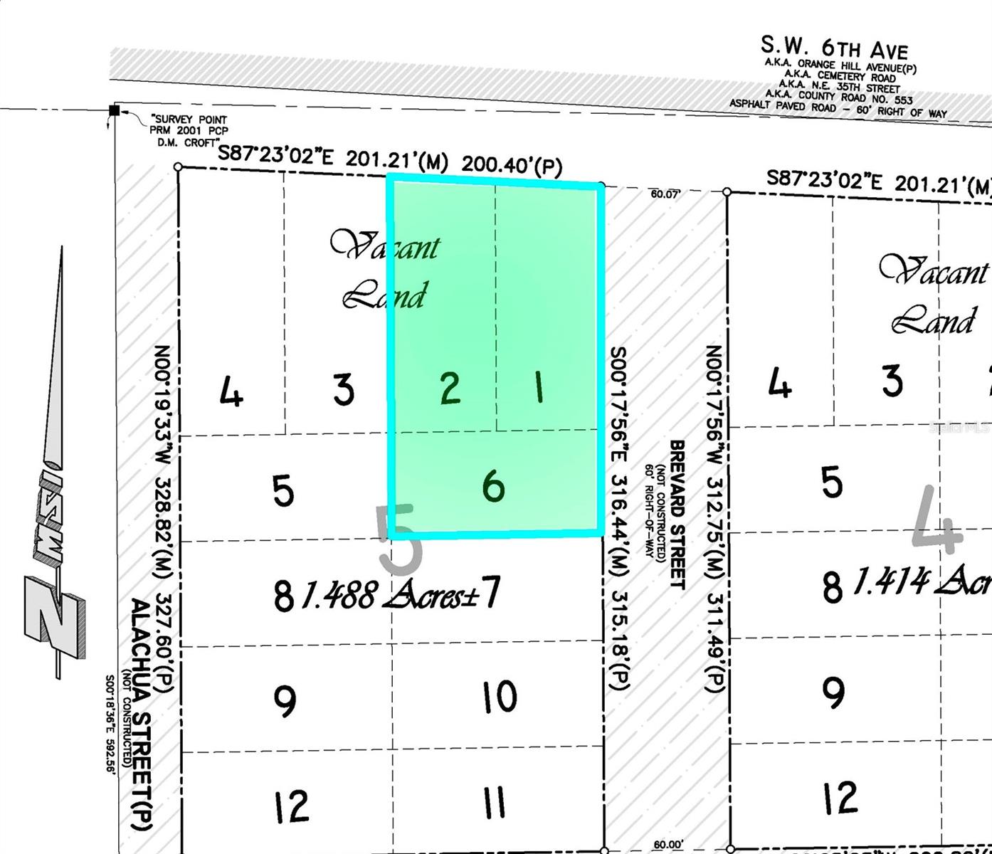 HILLCREST UNIT 1 - Land