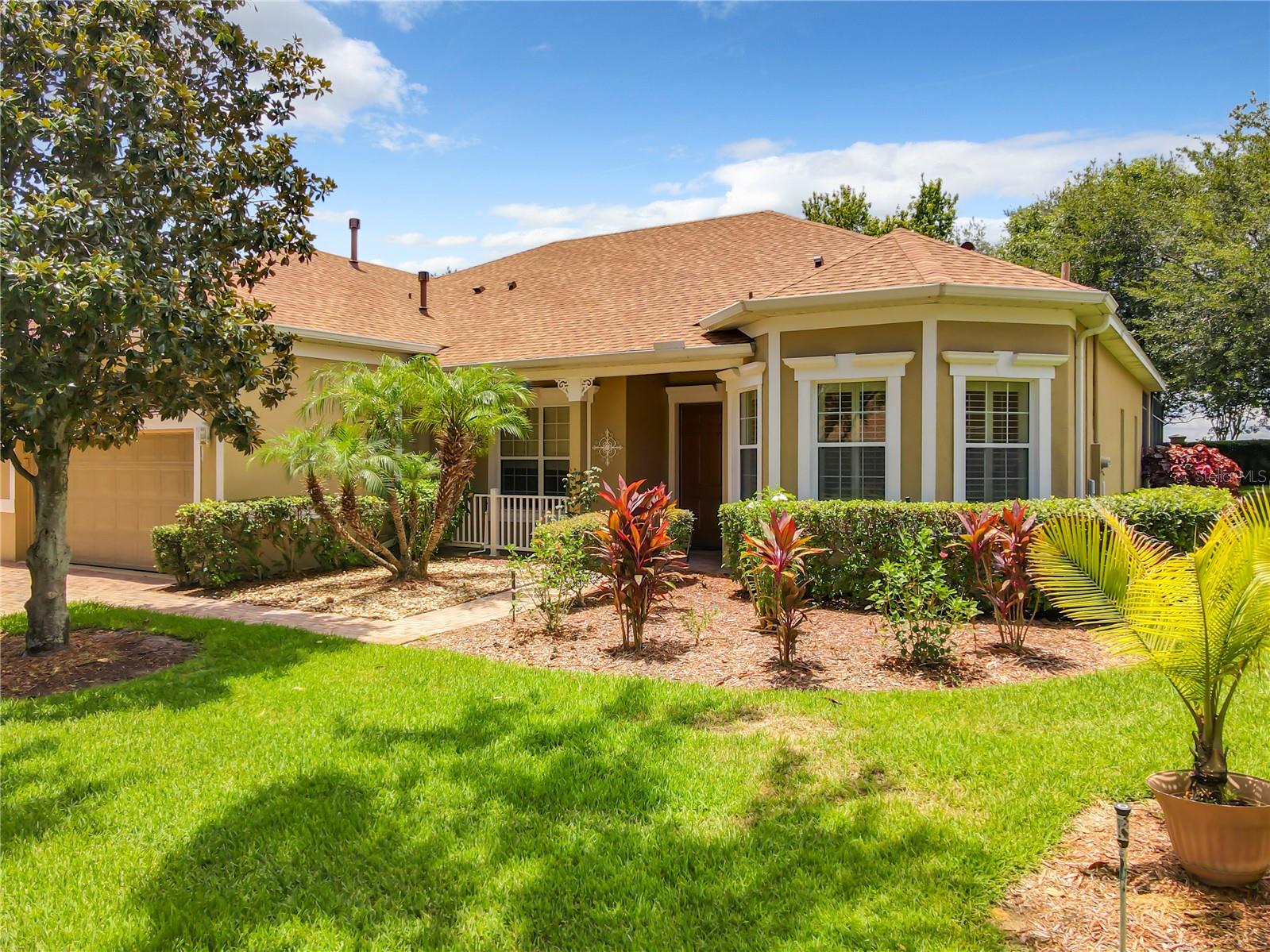 Welcome to this charming and spacious home nestled in the desirable community of Trilogy Orlando. Situated on a generous lot, this 3-bedroom, 3-bathroom property offers a peaceful retreat with a touch of modern elegance. The light-filled open floor plan seamlessly connects the main living areas, creating a welcoming atmosphere for you and your loved ones.

The spacious kitchen is a chef's dream, featuring granite countertops, a convenient breakfast bar, and ample cabinetry for all your storage needs. The kitchen also offers beautiful sight lines that lead to the outdoor lanai, an inviting space perfect for relaxation and entertainment.

Seller is willing to consider a Rent to Own.


Take a dip in the pool and enjoy the peace of mind that comes with a new pool pump installed in 2023. The pool boasts a soothing waterfall feature, creating a serene ambiance for you and your family to unwind. The outdoor area provides plenty of space for seating, whether you prefer poolside dining or simply soaking up the sun. Experience tranquility and privacy in your own outdoor oasis.

Retreat to the master bath, which offers a luxurious soaking tub and a large walk-in closet to accommodate all your storage needs. The built-in vanity with ample storage space adds convenience and organization to your daily routine. The spacious walk-in shower completes the master bath, providing both functionality and style.

Need space for visiting family or the option to accommodate Mom and/or Dad? This home has you covered with a large suite featuring two bedrooms, a private bathroom, and a den or office space. It's the perfect setup for hosting guests or creating a private retreat within your home.

In addition to its stunning interior features, this home also offers a dedicated laundry room and a three-car garage, providing convenience and ample storage options. The community amenities are truly exceptional, including a resort-style pool, fitness center, dog park, tennis courts, private restaurant, and bar, among other offerings.

You'll enjoy the added peace of mind knowing that the home has a brand new roof installed in 2022 and a home warranty that expires in 2024. Don't miss out on the opportunity to make this delightful property your new home. Schedule a showing today and experience the charm, elegance, and community amenities that await you.
