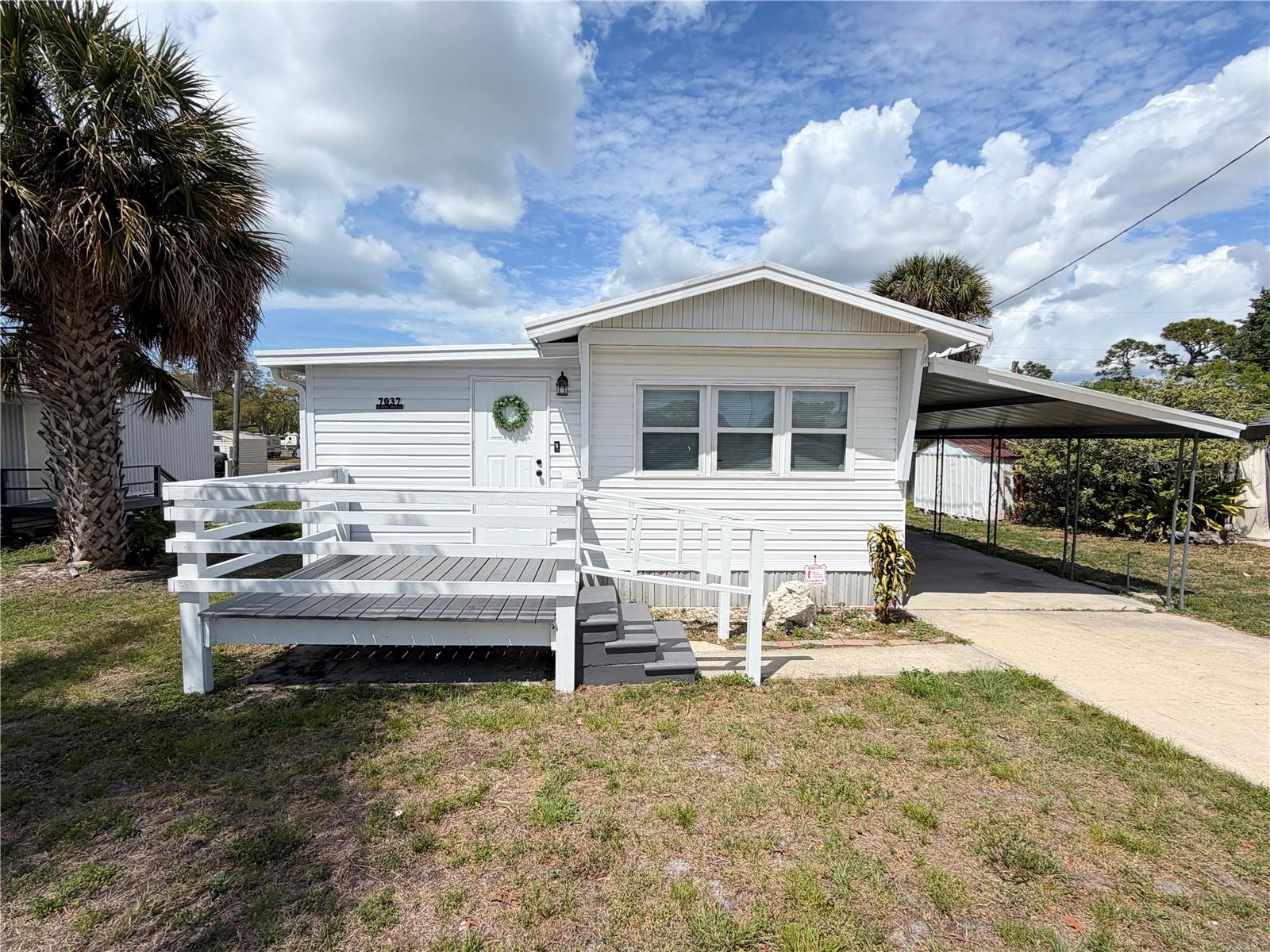 Welcome to 7037 Lofty Drive, where comfort, updates, and Florida living come together. Featuring a complete 2022 facelift!!
This turn key home offers a functional layout & a prime location all without breaking the bank.  The kitchen provides ample cabinetry and workspace, opening to the main living and dining areas for a connected feel.
Step outside to enjoy the backyard space perfect for relaxing, entertaining, or creating your own outdoor oasis.
Conveniently located near shopping, restaurants, parks, medical facilities, and Gulf beaches!  This property offers both comfort and convenience. Whether you are looking for a primary residence, seasonal home, or investment opportunity, this is a fantastic opportunity!
(Panel - 2022) (HWH - 2022) (Septic -Serviced 2025) (Well Pump/Tank - 2024)(A/C-2022)(WELL-1.5 years old)(W/H-2022)(ELECTRICAL PANEL-2022)(SEPTIC WAS SERVICED-2025)