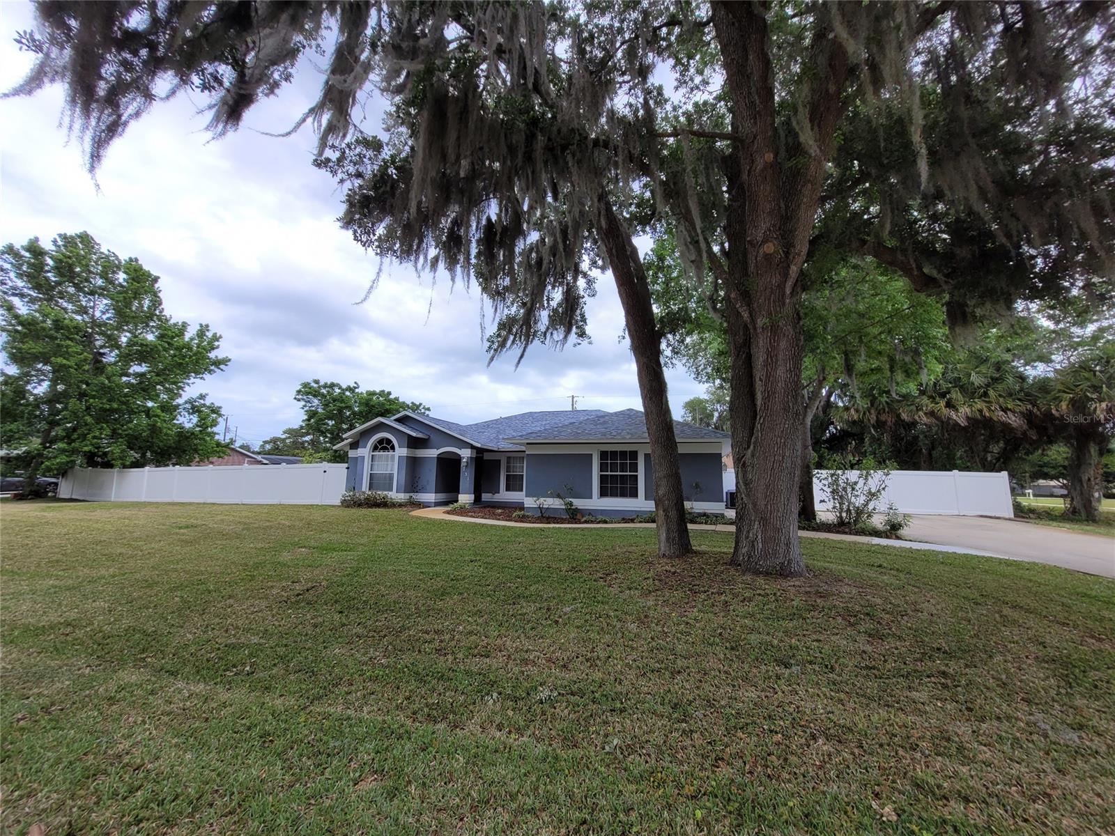 Beautiful home on almost half an acre in Florida Shores. Three bedroom plus an office. Updated kitchen with quartz counter tops and maple soft closing cabinets, newer roof, water heater and A/C so no big expense for years to come. Private back yard with shed. Vinyl fence with double gate. Oversized driveway for plenty of parking. Too much to list, this is a must see! ;Water: City