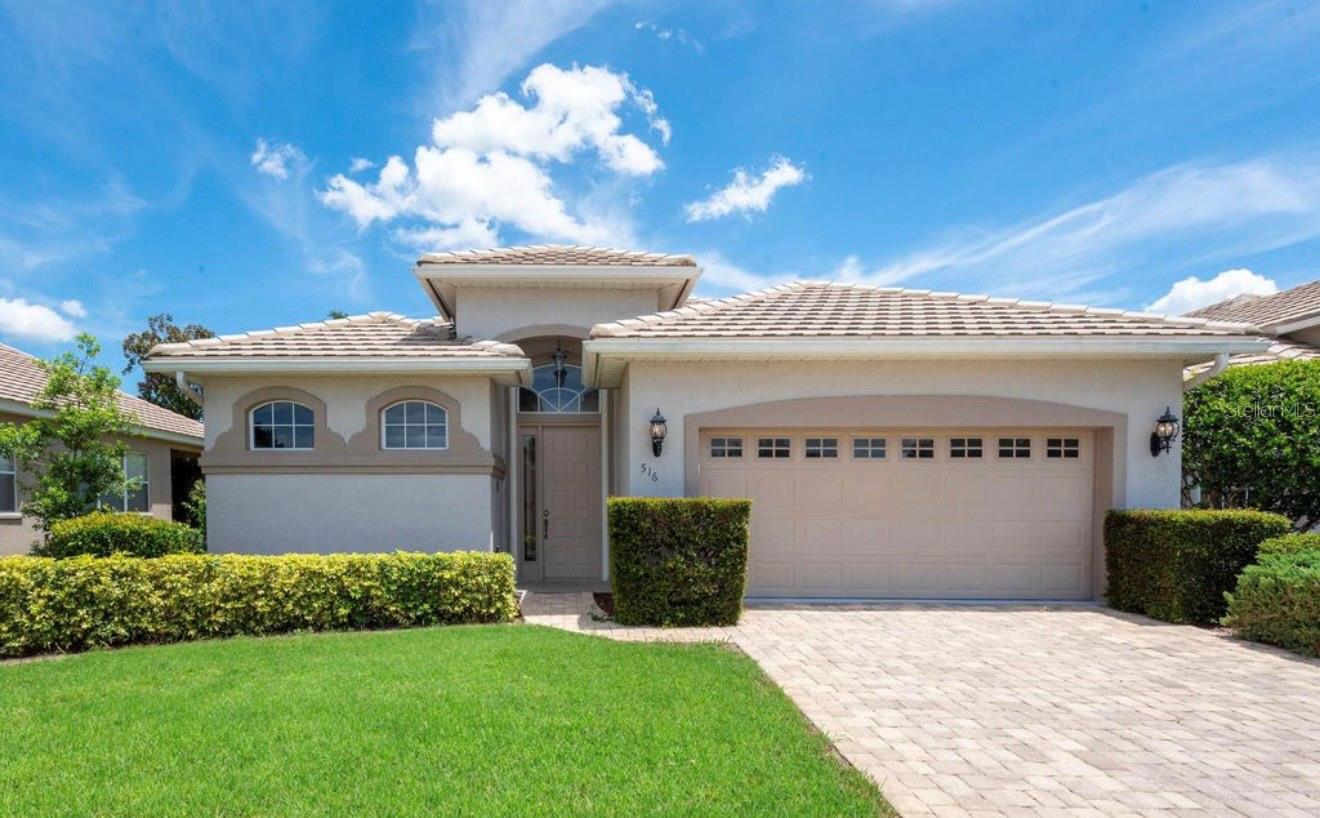 Welcome to the sought-after DeBary Golf & Country Club! This beautifully maintained 3-bedroom, 3-bath courtyard home offers 2,201 square feet of thoughtfully designed living space with a private detached guest suite, making it ideal for guests, a home office, or multigenerational living. The screened courtyard features a sparkling pool, fountain, and outdoor kitchen, creating the perfect setting for entertaining or relaxing in complete privacy. Inside, you’ll find a split-bedroom floor plan, formal living and dining rooms, a spacious family room, and an open kitchen with a breakfast area. The primary suite offers a spa-inspired bath with abundant natural light. Additional features include a 2-car garage, gas generator, hurricane shutters, and low-maintenance living within a gated golf community convenient to shopping, dining, medical facilities, I-4, Orlando, and the beaches.