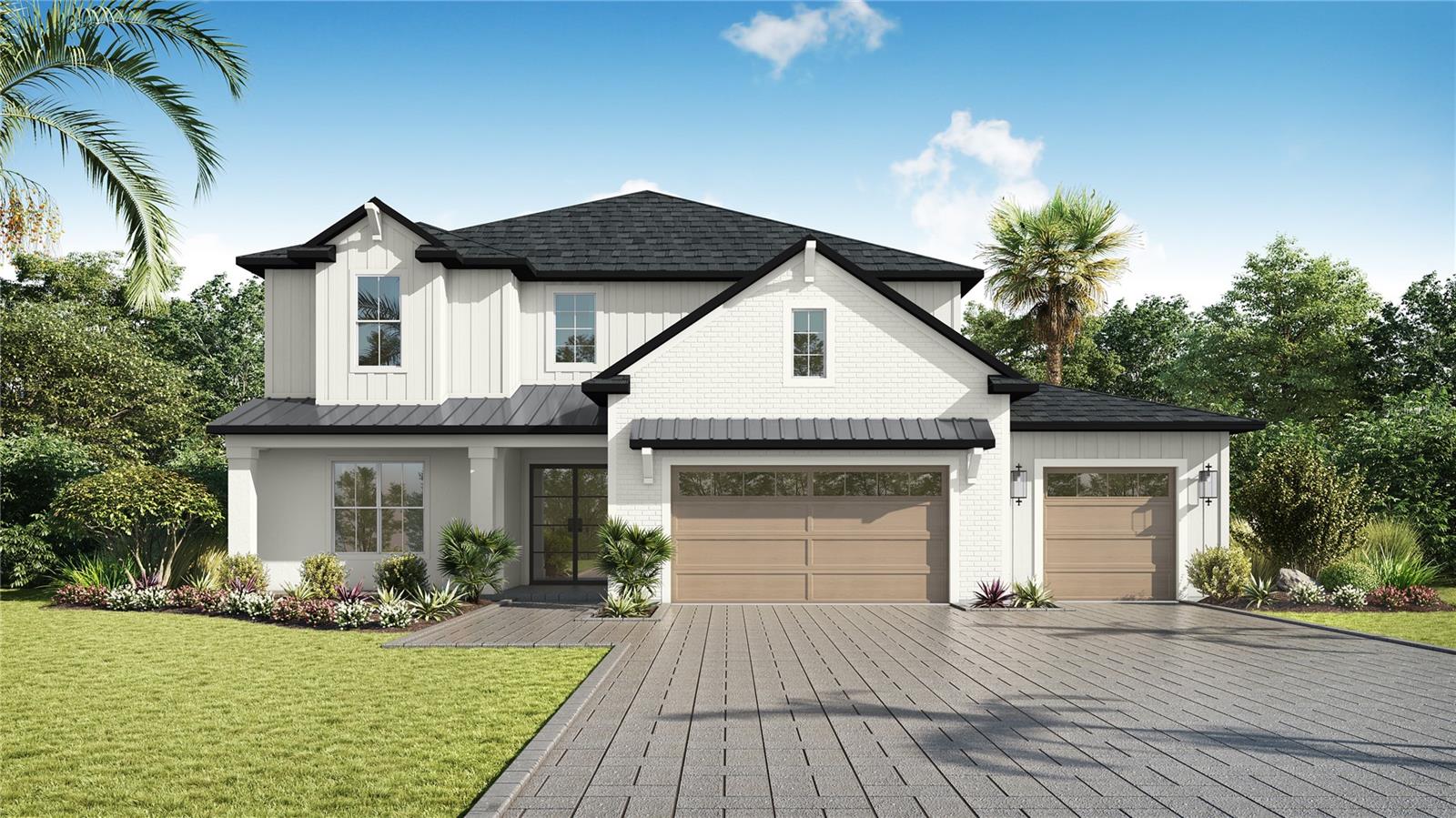 Under Construction. Momentum Homes presents the Charleston, a masterfully crafted 5-bedroom, 4.5 bathroom pool home with a 3-car garage, bonus room, plus study, all with designer-selected finishes. Centrally-located in the heart of South Tampa on a nearly quarter-of-an-acre lot, this property is sure to check all of your boxes. Step inside this luxury home to French Oak engineered wood floors, crown molding, and 10-ft ceilings throughout. The kitchen features all Thermador appliances; a 36-inch gas cooktop with custom hood, and custom shaker cabinets with 3cm quartz countertops that elevate the space. The kitchen is the heart of the home and includes a sun-soaked dining area surrounded by windows, a walk-in pantry, and opens up to the great room, and dry bar area with beverage fridge, perfect for entertaining. The first floor includes an en suite bedroom perfect for guests, plus an office. Four additional bedrooms plus a bonus room are on the second floor, including the primary suite with a spacious marble-adorned bathroom. Large sliding glass doors lead you from the great room to the backyard where the property is secured with vinyl fencing for privacy while you enjoy the heated pool and spa surrounded by natural stone and a fully-equipped outdoor kitchen. Along with ample living space and beautiful appointments, you will find a sense of peace within this two-story block construction home built high and dry with an engineered truss system and hurricane strapping, all Impact-rated windows, and located in Flood Zone X, Evacuation Zone C. The property is zoned for A-rated Grady-Coleman-Plant. Schedule a showing today!