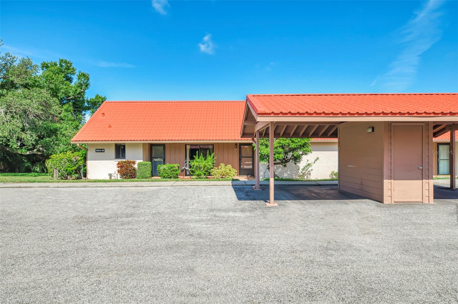 Nestled in the back of one of Sarasota’s most peaceful hidden-gem communities, this rarely available FURNISHED/TURNKEY Sunrise Condominium villa offers a private preserve setting that is truly hard to duplicate creating a serene backdrop and a true sense of privacy. This spacious two-bedroom villa features the desirable dual primary suite floor plan, with each bedroom offering its own en-suite bathroom.  Recent updates include a remodeled kitchen with stainless steel appliances, luxury vinyl flooring, and solid surface counters, a newer HVAC system (2023), and a newer bathroom remodel.  The vaulted great room ceiling creates an open, airy feel that leads out into your huge BONUS ROOM that overlooks peaceful preserve views. Sunrise Condominium offers maintenance-free living with amenities including a community pool, tennis/pickleball court, and scenic streets perfect for walking and enjoying the outdoors. And talk about location!! Your new home is ideally located (NOT IN A FLOOD ZONE!!) so you can enjoy unique local cuisine, SIESTA KEY VILLAGE, world class fishing, award winning beaches, shopping, golf, 3 spring training venues (Rays, Reds, and Braves), and so much more!! Call today for your private tour and start living the Florida lifestyle!!