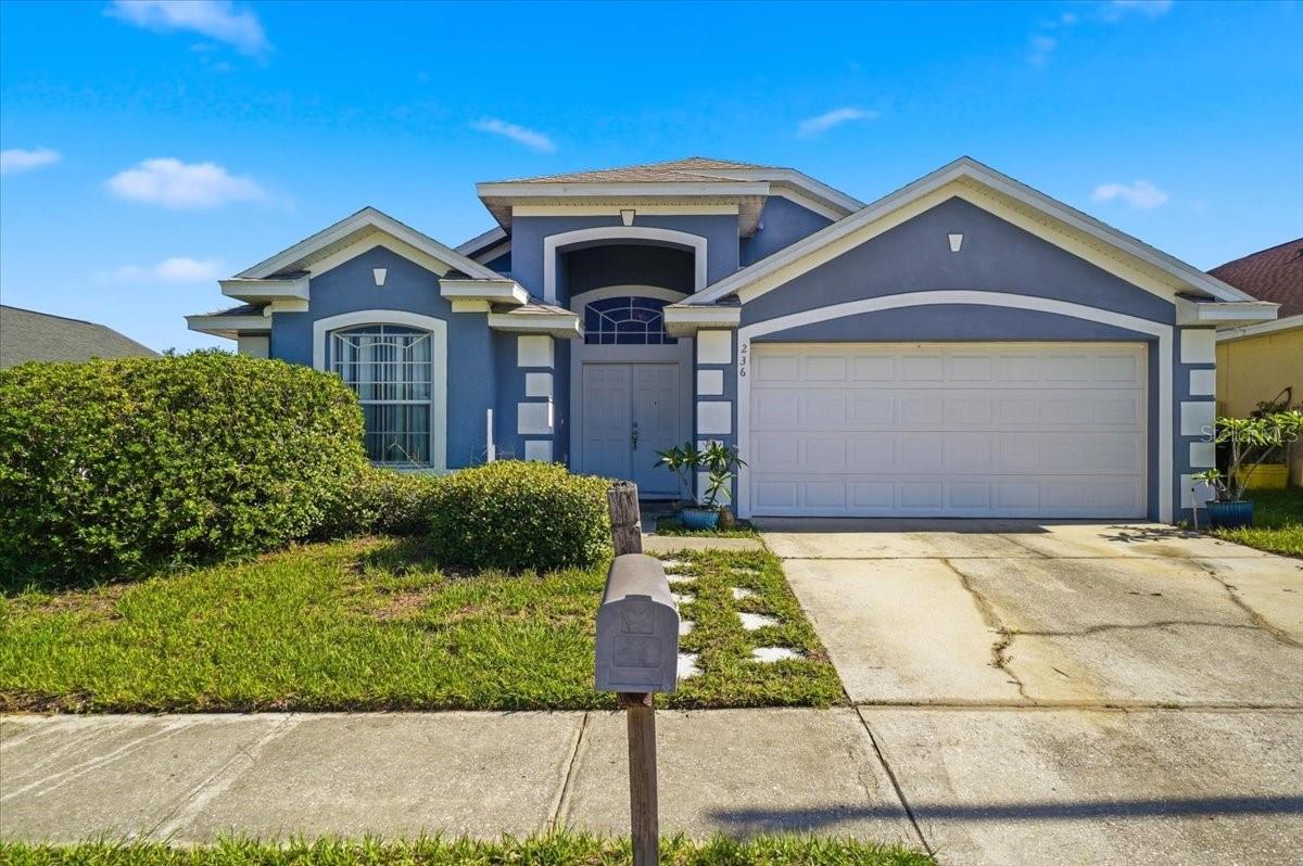 Wow! This 3-bedroom, 2-bath home is perfect for any commute with ease of access to Hwy 27 and I-4. This 1,808 sq.ft. home features a roof that is 5 years old and an A/C installed in 2023. It features a nice open concept with luxury vinyl flooring with neutral colors, eat-in space in kitchen, split bedrooms, bonus room perfect for office/den/large formal dining. Primary bedroom features a large walk-in closet with grader tub. Exterior features include 2-car garage, 2 patio areas, and fenced in yard. The back patio has a large concrete pad for you to enjoy while overlooking the backyard with blush landscaping. Call or text to see it today! *Agents, please read MLS remarks.*