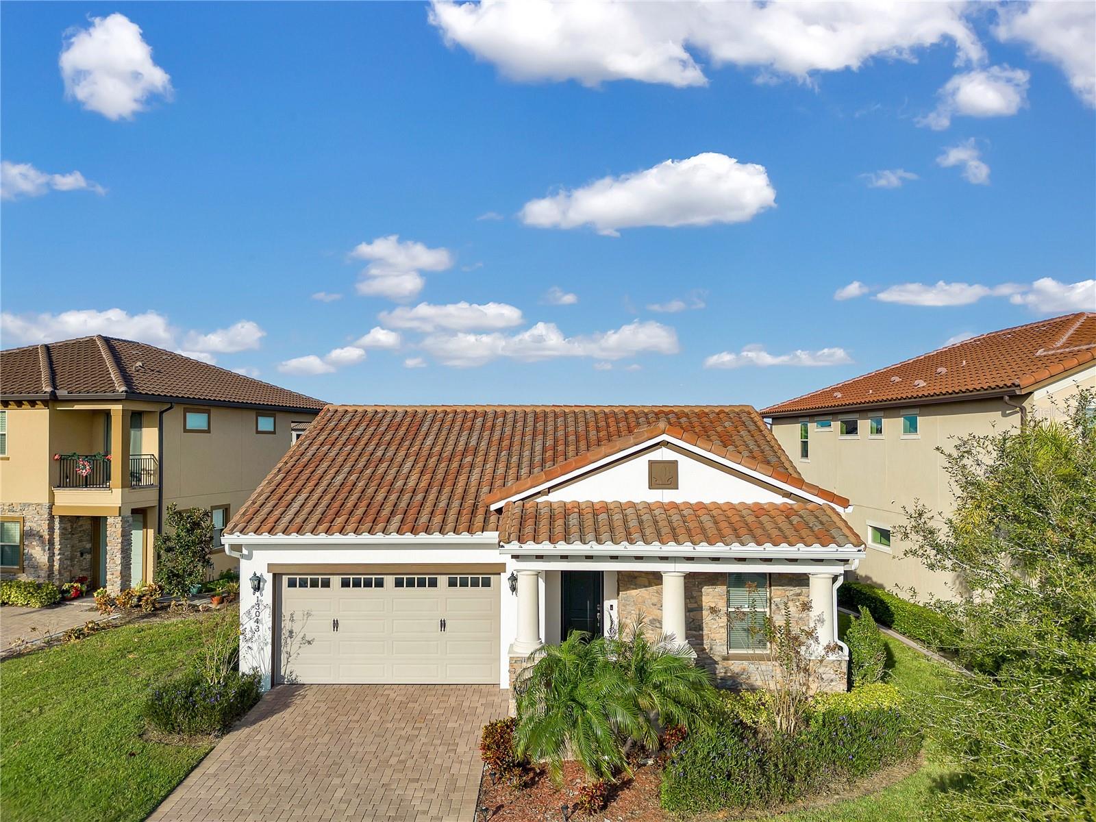 Imagine coming home each day to this luxurious 4-bedroom, 3-bathroom residence boasting serene pond views with glimpses of the golf course's lush fairways. Embrace the perfect blend of elegance and relaxation in this rental situated in the Eagle Creek Golf Course community of Lake Nona.
Step through the front doors and be greeted by a spacious, open floor plan where tile flooring leads you through the main living areas, reflecting both light and luxury. The heart of the home is the expansive kitchen, featuring a generous quartz-topped island—ideal for casual meals or for mingling with guests. Premium stainless steel appliances and ample storage make cooking and entertaining as effortless as they are enjoyable.
Retreat to the bedrooms where warm wood flooring and soft crown molding create an atmosphere of understated sophistication. Your master suite is a sanctuary overlooking the serene pond, promising restful nights and peaceful mornings.
Step outside to the motorized screen-enclosed patio, a perfect backdrop for unwinding or hosting, blending indoor comfort with the beauty of the outdoors. The two-car garage offers convenience and security for your vehicles and hobbies.
As a resident of Eagle Creek, you will relish the golf course lifestyle, complete with community amenities that cater to leisure and activity. Additionally, proximity to Orlando International Airport means travel will be a breeze, allowing you more time to enjoy the tranquility of your new home.
This is more than a rental; it's a retreat for those who appreciate beauty, accessibility, and top-tier community amenities.