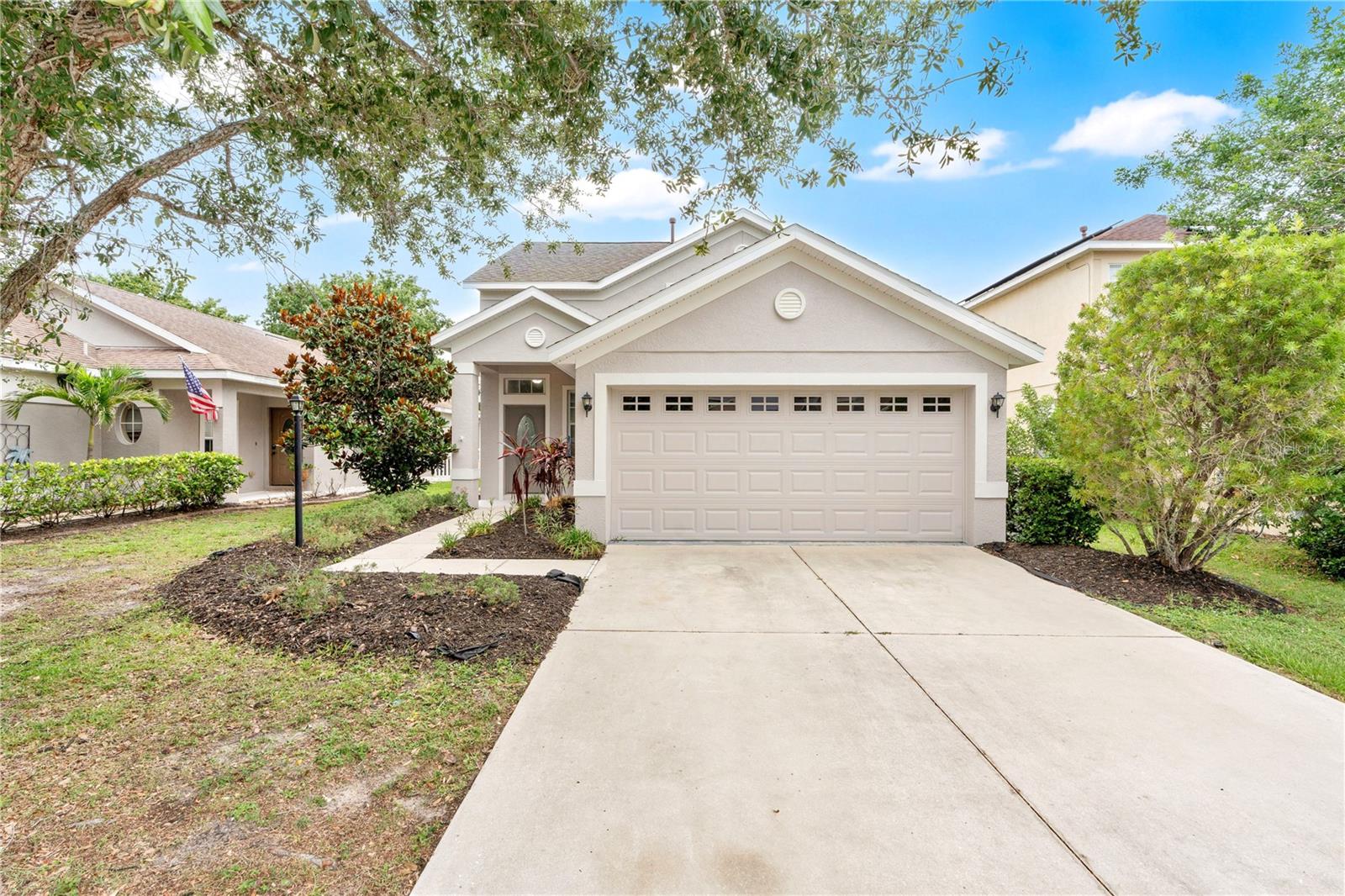 Seller offering up to $16,145 toward buyer closing costs, prepaid expenses, and/or interest rate buydown when using Seller’s preferred lender. Updated photos are in, and this move-in ready Greenbrook Village home now shows fresh interior paint along with a new roof, new HVAC system, fresh exterior paint, and additional cleanup/general updates. Located in Lakewood Ranch with pond views, nearby trails, parks, and the Lakewood Ranch Sports Complex just steps away, this 4-bedroom, 2.5-bath home offers 1,913 square feet with a practical two-story layout. The main level includes a spacious primary suite overlooking the pond, with a walk-in closet and en-suite bath with dual sinks, soaking tub, and separate walk-in shower. A first-floor laundry room adds convenience, while three upstairs bedrooms and a full bath provide space for guests, office use, or additional living flexibility. The living area opens to a covered patio and fully fenced backyard overlooking the pond, giving the home a strong indoor-outdoor feel without a lot of extra maintenance. Explore the full layout in the 3D tour, then view the updated listing photos to see the fresh interior paint now in place. Close to shopping, dining, parks, trails, and Lakewood Ranch schools. Incentive subject to lender approval, loan program restrictions, and terms outlined in the executed contract.