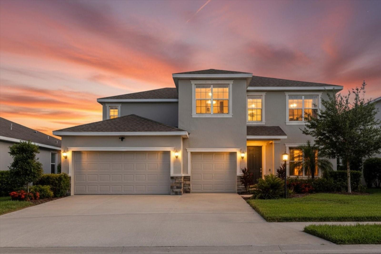 Virtually Staged. Florida living at its finest in the highly sought after Star Farms community of Lakewood Ranch! This like new home offers 4 bedrooms, 3.5 bathrooms, and a spacious 3 car garage. The open concept floor plan is perfect for both everyday living and entertaining, featuring a gourmet kitchen with recessed lighting, ample cabinetry, a large center island, and stunning lake views.

Enjoy relaxing on the covered lanai overlooking the water. The first floor includes a private guest suite with a full bathroom, providing comfort and privacy for visitors. Upstairs, the luxurious owner's suite features dual vanities, a spa-like bathroom, and a large walk in closet.

Star Farms offers exceptional resort-style amenities, including a fitness center, community pool, playground, park, and tennis courts. Conveniently located near shopping, dining, top rated schools, and everything Lakewood Ranch has to offer, this home is the perfect blend of comfort, style, and Florida living.