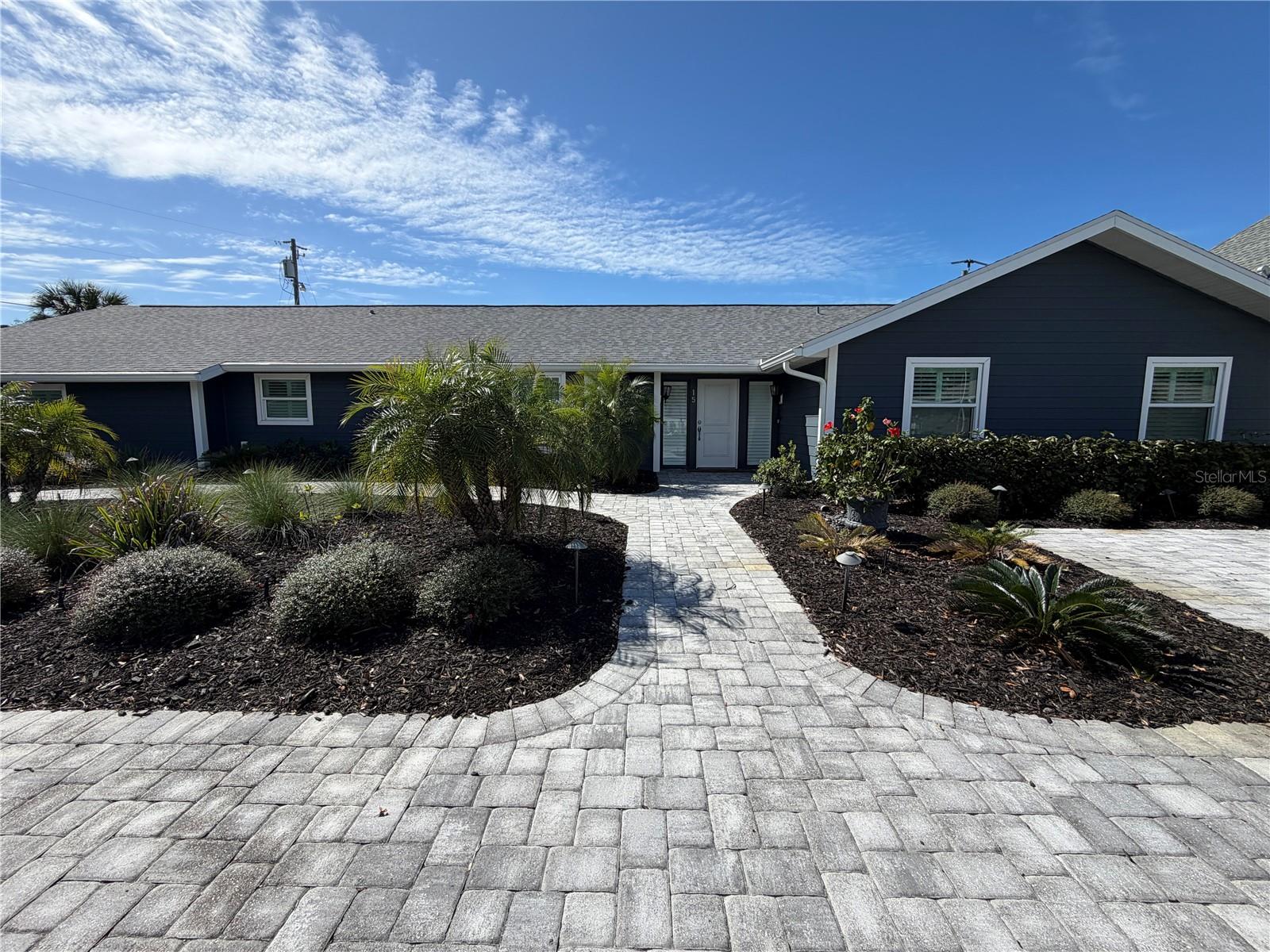 SOUGHT AFTER "GULF MANOR" NEIGHBORHOOD ON VENICE ISLAND, PRIVATE ROAD WITH PRIVATE DEEDED BEACH ACCESS TO THE "GULF OF AMERICA" JUST STEPS FROM YOUR FRONT DOOR IN NO "X" FLOOD ZONE! THIS FULLY REMODELED BEAUTY IS MOVE-IN READY AND BASICALLY MAINTENANCE FREE. Take a short stroll, bike, or drive to Venice Ave for a quaint shopping experience, lunch, dinner, dessert or Saturday farmers market, it won't disappoint! Open floor plan w/ gourmet kitchen, huge island, double ovens, walk-in pantry & high end finishes. Upgrades include; New Roof 2019, New PGT Hurricane rated windows, sliders, & garage door. Home re-plumbed 2018, new composite siding, gutters, downspouts, soffits, Plantation shutters throughout, new floor tile in 3 back bedrooms 2024, Outdoor Shower, Renovated garage w/AC, Custom made built-in in Living Rm, Re-Landscaped w/ irrigation from private well, landscape uplighting, pavers, Remote Controlled shade for patio drs, & so much more! Backyard is fully fenced with maintenance free turf grass & decorative concrete patio. Don't miss out, call today!