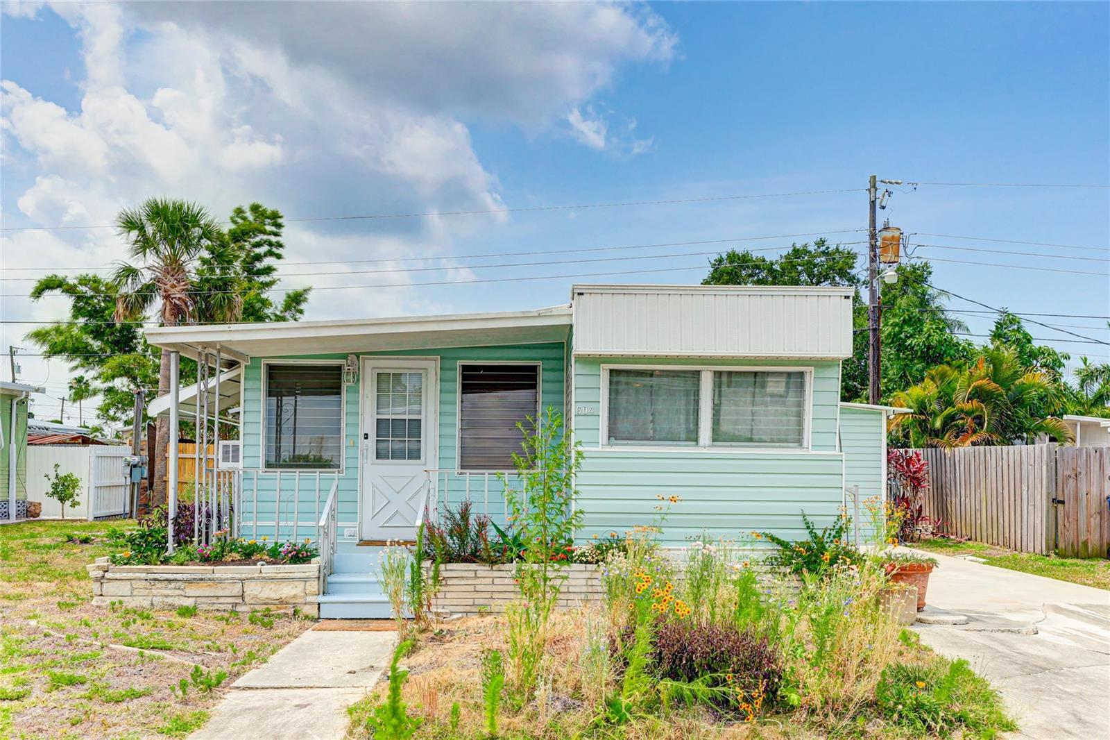 Your Florida retreat awaits in desirable Fair Lane Acres, a 55+ community! This beautifully updated and fully furnished 1-bedroom, 1-bath mobile home offers approximately 680 square feet of comfortable, move-in-ready living space on a rare oversized lot.
Inside, you’ll find a bright, inviting interior with fresh paint and new drywall throughout. The remodeled kitchen opens to the living area, creating a comfortable space for relaxing or entertaining. The updated bathroom features new flooring and refreshed finishes for a clean, modern feel.
Sold turnkey furnished, this home is ready for immediate enjoyment. Recent improvements include an updated electrical system and new water heater installed in December 2023 for added peace of mind.
Outside, the oversized lot offers room to garden, entertain, or enjoy the Florida sunshine, while two sheds provide plenty of extra storage space.
Fair Lane Acres is a quiet, friendly community where you own the land and enjoy low HOA fees of just $135 a month, along with access to a clubhouse and recreational amenities.
Whether you’re searching for a seasonal getaway or full-time residence, this charming property is ready to welcome you home. Schedule your showing today!