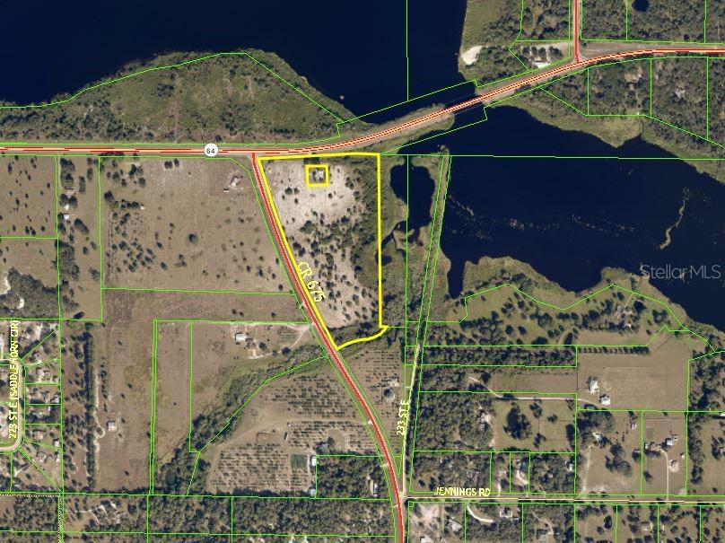 Potential Commercial corner, Sketch is from County GIS and must be confirmed.