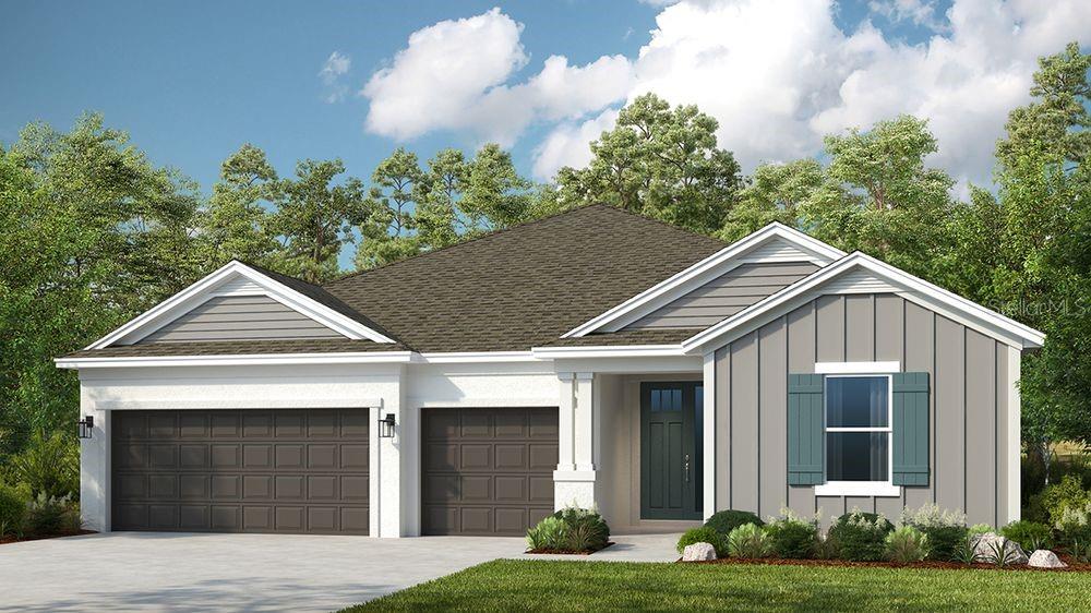 Pre-Construction. To be built. What's Special: Gourmet Kitchen | Pond View | 3-Car Garage | Dedicated Study. New Construction - December Completion! Built by America's Most Trusted Home Builder. Welcome to the Saint Croix at 5412 Gunwale Drive in Windward Preserve! This thoughtfully designed layout welcomes you with a bright foyer, a private study, and an open flow that feels connected from the moment you step inside. The gourmet kitchen features a large center island, generous cabinetry, and a walk-in pantry, all opening to the dining area and great room for easy everyday living. Pocket sliding doors lead to a spacious lanai, creating a natural extension for indoor and outdoor entertaining. Your private primary suite is tucked at the back with a spacious closet and a spa-inspired bath, while three additional bedrooms are placed throughout, each with its own private full bath. A drop zone, laundry room, and three-car garage complete this functional design. Windward Preserve offers open spaces, preserved wetlands, and planned amenities including a pool, clubhouse, playground, and a National Wildlife Federation Monarch Butterfly Garden. Its Central Brevard location provides easy access to major highways, Port Canaveral, Kennedy Space Center, beaches, Orlando International Airport, and the future Brightline extension. Nearby Historic Cocoa Village adds charm with waterfront dining, unique shops, historic landmarks, and year-round festivals. Additional Highlights Include: tray ceiling package, laundry tub, door from primary bath to laundry room, and whole house blinds. Photos are for representative purposes only. MLS#O6417397