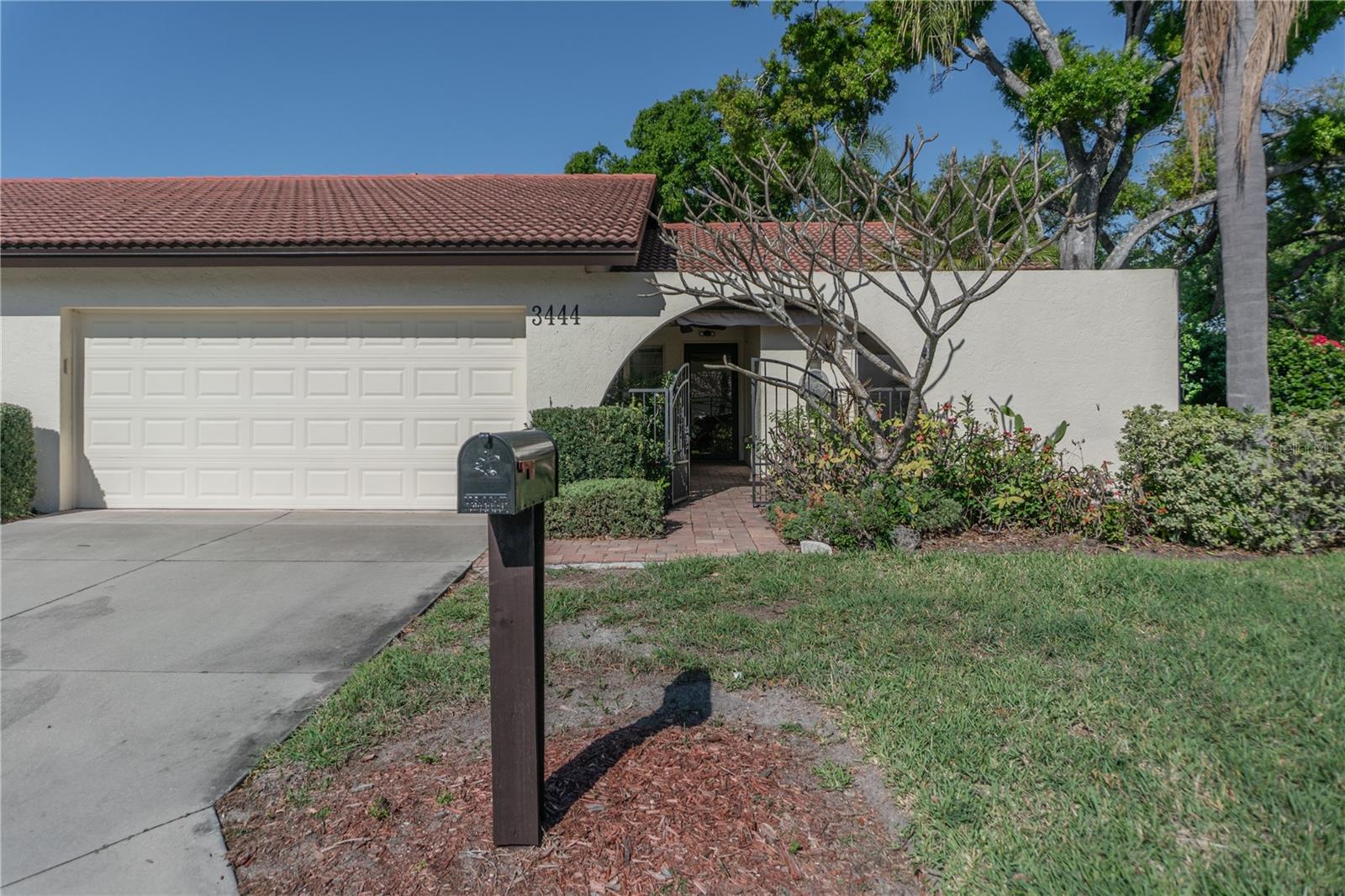 Welcome to 3444 El Rado Court, where peaceful cul-de-sac living meets the convenience of a prime Sarasota location. Tucked away in one of the area’s most convenient and well-established neighborhoods, this inviting 2-bedroom, 2-bath home offers solid bones and a smart, functional layout — ideal for full-time living or a warm-weather retreat. Located within a desirable 55+ maintenance-free community, residents enjoy access to a clubhouse with a large heated pool, grilling area, sauna, fitness center, shuffleboard, billiards room, and library. The community also hosts a wide variety of activities and social events, from pickleball and cards to water exercise, happy hours, and more. Situated in the heart of Sarasota, this home places you just minutes from award-winning Siesta Key and Lido beaches, downtown Sarasota’s dining, arts, and entertainment, as well as shopping, parks, and everyday conveniences. Whether you’re seeking the perfect year-round residence or a delightful seasonal getaway, this property offers an appealing blend of value, comfort, and location that suits any lifestyle. Don’t miss this well-priced opportunity — it’s one you won’t want to overlook. *Seller is offering a $2,500 flooring allowance at closing*