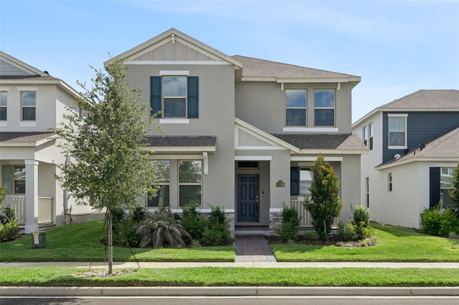 Welcome to the best-priced Clearden floor plan currently available in all of Waterleigh. Only one year old and finished in today’s most desirable colors and design selections, this home offers an incredible opportunity to enjoy immediate equity without the wait, uncertainty, and added expense of new construction. With all appliances included, even the washer and dryer, this move-in-ready home delivers exceptional value in one of Winter Garden’s most sought-after master-planned communities.
The versatile floor plan is thoughtfully designed for modern living. A charming covered front porch creates excellent curb appeal, while inside you will find a spacious and open layout highlighted by a first-floor bedroom that is perfect for guests, a home office, or multi-generational living. The expansive great room flows seamlessly into the beautifully designed kitchen featuring a large center island, abundant cabinetry, closet pantry, dedicated coffee station, and convenient drop zone near the garage entry.
Upstairs, a generous bonus room provides additional living space ideal for a media room, playroom, or home office. The spacious owner’s retreat offers dual vanities, a large walk-in shower, and a well-appointed walk-in closet. The upstairs laundry room is strategically located for convenience, and three of the four bedrooms feature walk-in closets, providing plenty of storage throughout the home.
Life in Waterleigh is about more than just a beautiful home—it is about embracing a true resort lifestyle. Residents enjoy access to multiple resort-style clubhouses featuring spectacular pools, state-of-the-art fitness centers, gathering spaces, playgrounds, tennis and basketball courts, volleyball courts, mini golf, stocked fishing ponds, and miles of scenic walking, jogging, and biking trails. Families will appreciate the convenience of having both the elementary and middle schools located within the community, while Horizons West High School is just minutes away.
Perfectly positioned near Walt Disney World, the 429 Expressway, and an endless selection of shopping, dining, and entertainment destinations, this location offers unmatched convenience and connectivity. Opportunities like this are becoming increasingly difficult to find. When you combine a nearly new home, an outstanding floor plan, resort-style amenities, and one of the best values in all of 34787, you have a property that deserves your immediate attention.