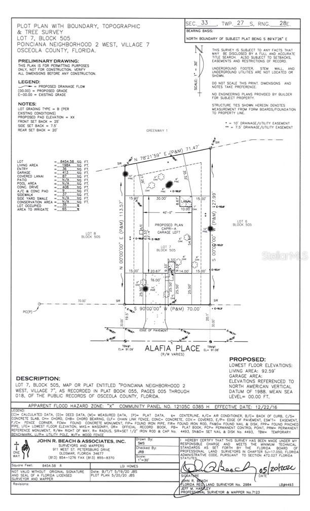 POINCIANA NBRHD 02 WEST VILLAGE 07 - Land