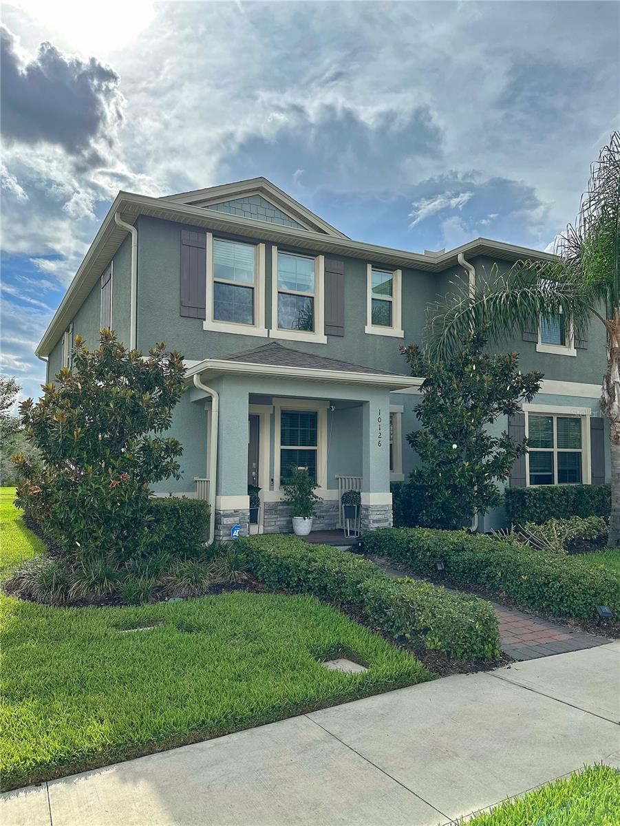 Welcome home to this beautiful, light-filled 3-bedroom, 2.5-bathroom corner-unit townhouse located at 10126 Salt Point Drive. Built in 2021, this modern home sits on a premium corner lot, offering extra privacy and an abundance of large windows that flood the entire space with natural light.

Interior Highlights:
Gourmet Kitchen: Features a massive central island, premium stainless steel appliances, and ample cabinet storage.
Open-Concept Living: An inviting, spacious family area on the first floor perfect for entertaining.
Versatile Second Floor: Features a large, open loft with an integrated closet—ideal for a home office, media room, or play area.
Convenience: Private garage, dedicated driveway, and thoughtful storage throughout.

World-Class Waterleigh Lifestyle Amenities:
Living here gives you exclusive access to premier, resort-style community amenities:
2 beautiful clubhouses and 2 resort-style swimming pools
2 fully-equipped fitness centers
Championship tennis courts & beach volleyball
Community putt-putt golf course
Lakeview BBQ and picnic areas, plus a dedicated dog park

The Perfect Location:
Perfectly situated in Winter Garden/Orlando, you are minutes away from top-rated local schools, upscale shopping, diverse dining, major highways, and world-famous Disney attractions.

Don't miss the opportunity to live in one of Central Florida's most coveted master-planned communities. Schedule your private viewing today!