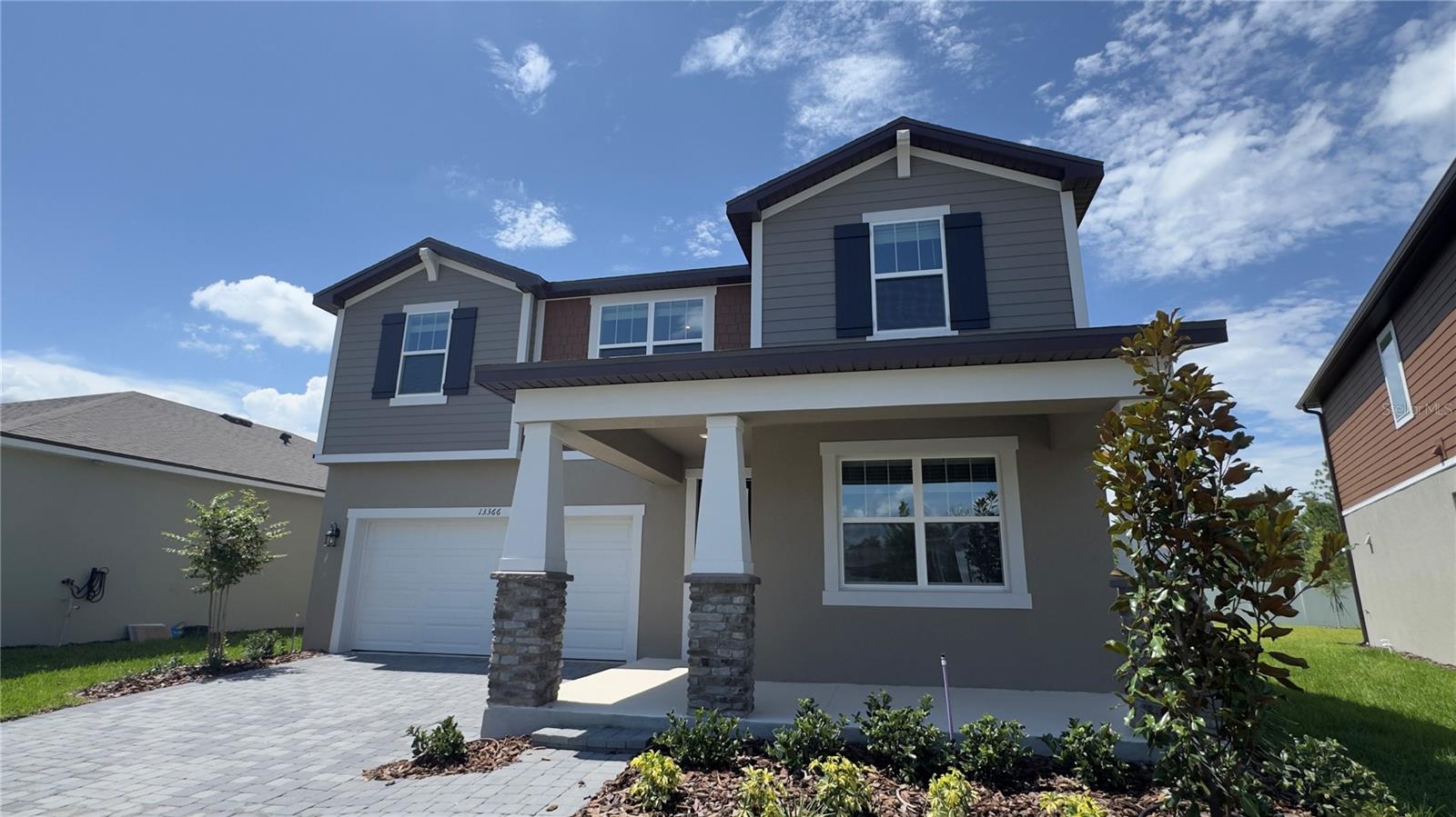 Brand-New 2026 Home for Rent in Lake Nona Medical City
5 Bedrooms | 3.5 Bathrooms | 2,582 Sq. Ft. | Internet Included

Be the first to reside in this exceptional, brand-new 2026-built home located in the highly desirable Lake Nona Medical City community. Offering 2,582 square feet of thoughtfully designed living space, this beautifully upgraded residence features 5 bedrooms, 3.5 bathrooms, and an attached 2-car garage, combining modern elegance with everyday functionality.

Perfectly situated on a quiet cul-de-sac, this home offers enhanced privacy, minimal traffic, and a peaceful setting—features that make cul-de-sac homes among the most desirable in master-planned communities. The home also enjoys a picturesque front view overlooking a beautifully landscaped community green space and a playground, creating an open, scenic setting rather than facing neighboring homes.

The spacious primary suite, located on the second floor, serves as a private retreat with a luxurious en-suite bathroom featuring dual vanities, a separate glass-enclosed shower, and an oversized walk-in closet.

A second upstairs bedroom includes its own private en-suite bathroom, making it ideal for guests, extended family, or multigenerational living. Two additional bedrooms share a full bathroom with a bathtub, while the expansive loft provides flexible space for a media room, game room, home office, or additional family living area.

On the first floor, a versatile flex room with elegant French doors and a newly added closet can serve as a private office, study, or fifth bedroom.

The gourmet kitchen has been thoughtfully upgraded with premium finishes, including a built-in wall oven, separate microwave, a vented range hood—a rare and highly desirable feature in rental homes—abundant cabinetry, generous counter space, and a spacious pantry.

Additional premium features include:

High-speed internet service included
Covered, screened-in lanai for year-round outdoor enjoyment
Ceiling fans are installed throughout the home for enhanced comfort and energy efficiency
Stylish new designer lighting fixtures in the kitchen, dining area, and entryway
Custom storage shelving throughout the pantry, kitchen cabinets, primary walk-in closet, and upstairs bedroom closets for exceptional organization
Attached 2-car garage

Ideally situated just minutes from Lake Nona Medical City, premier hospitals, Orlando International Airport, the USTA National Campus, shopping, dining, entertainment, and top-rated schools, this move-in-ready home offers an outstanding combination of luxury, convenience, and location.

Don’t miss this rare opportunity to become the very first resident of this beautifully appointed new home in one of Central Florida’s most sought-after communities.