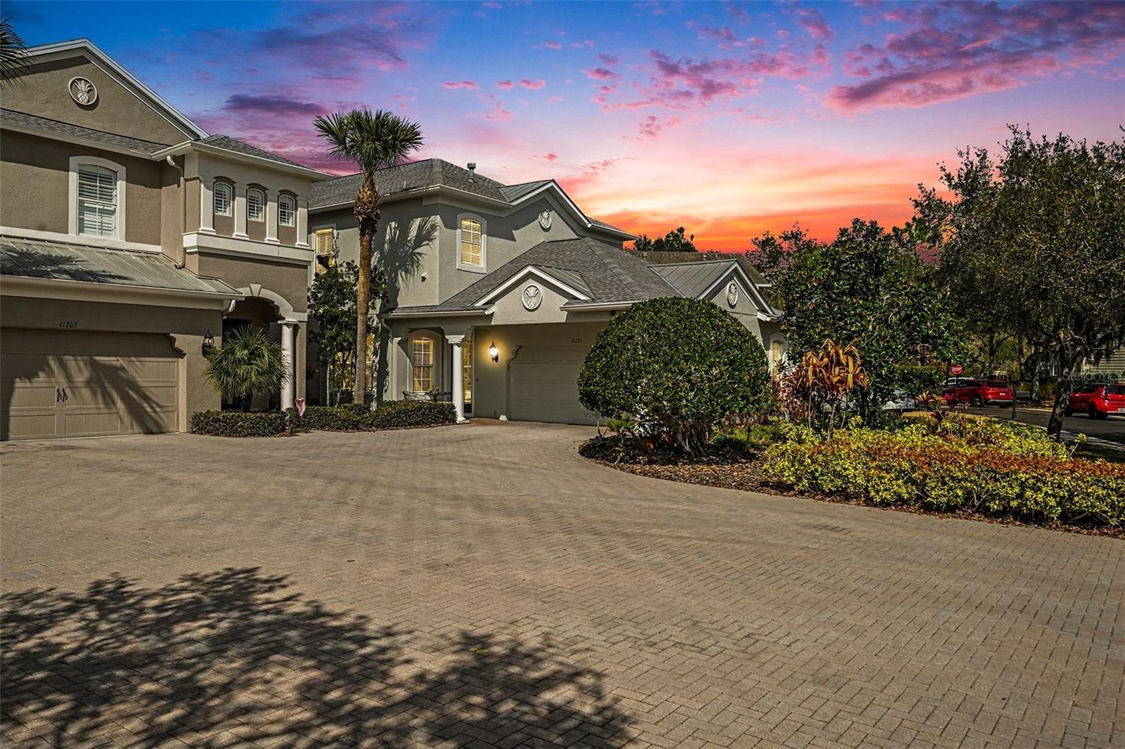 NEW ROOF (2022) AND A/C (2026)!! Welcome to 11201 Green Park Circle, a beautifully appointed 3-bedroom + Office/Den, 2.5-bath "DETACHED, MAINTENANCE FREE" residence offering 2,694 heated square feet in the highly sought-after Highland Park community of Tampa. Built in 2007 and thoughtfully updated, this move-in-ready home features an open-concept floor plan with luxury vinyl flooring, soaring ceilings, and abundant natural light throughout. The chef-inspired kitchen serves as the centerpiece of the home, showcasing solid wood cabinetry, granite countertops, stainless steel appliances, a dedicated breakfast nook overlooking a peaceful pond with conservation views. The spacious family room flows seamlessly to the screened lanai creating an ideal indoor-outdoor entertaining space. A first-floor office/den and an expansive upstairs bonus room provide flexible living options for remote work, a media lounge, or playroom.

The oversized primary suite offers a spa-like bath with dual vanities, soaking tub, separate shower, and a generous walk-in closet. Situated on a private 0.11-acre homesite with tranquil water views, this property delivers both privacy and lifestyle. Residents of Highland Park enjoy resort-style amenities including a community pool with beach entry and lap lanes, clubhouse, fitness center, parks, playgrounds, and scenic walking trails. Zoned for desirable schools and conveniently located near Tampa International Airport, downtown Tampa, major highways, shopping, and dining, this home presents a rare opportunity to own a pond and conservation-view property in one of Tampa’s premier neighborhoods. Schedule your private showing today.