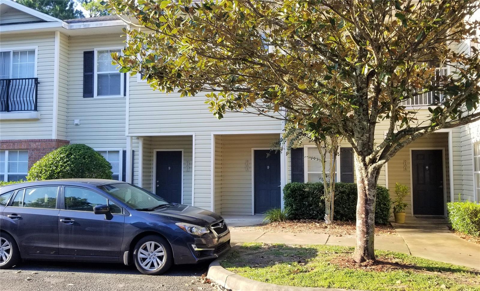 Convenient, close to shopping, restaurants, and I-75. A short distance to Santa Fe College, University of Florida and biking distance to Buchholtz High School. Welcome to Magnolia Place, a gated community set back a couple of streets from 39th Ave away from traffic but just minutes to One Love Cafe, Publix and the public library. It offers an oversized community pool, clubhouse, exercise room, grills, a car washing station, tennis courts and picnic area. This large 2 bedroom, 2.5 bathroom condo features upgraded wood laminate flooring downstairs, neutral colors throughout, private patio and balcony, fully equipped kitchen with microwave and pantry and inside laundry with washer and dryer. Available August 1st, call to see this wonderful condo today.
