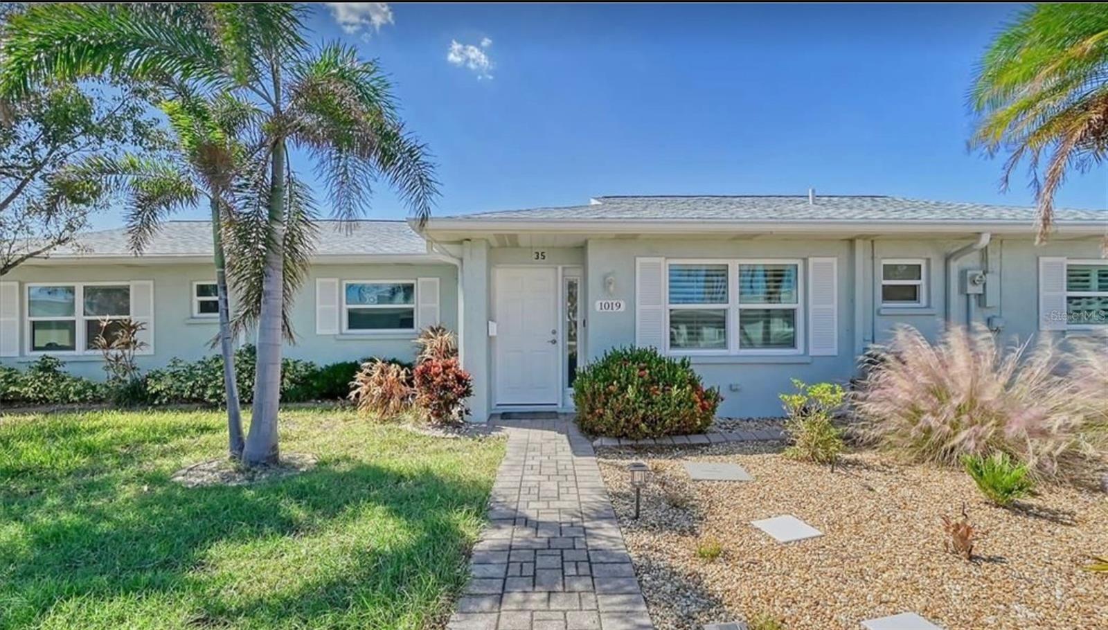 Perfect Venice Island Location just Minutes to the Beaches! NO FLOOD DAMAGE HERE! This Adorable Turnkey Totally ($100k) Updated 55+ VILLA Features: 2 Bedrooms, 1.5 Baths, Large Master Suite w/Private (2021) Updated Half Bath w/Tile Flooring and Walk-in Closet, Large Guest Bedroom, (2022) New Hall Bath w/Coastal Decor Tile and Cabinetry, Large Open Living Room and Separate Dining Room w/French Door Access to Patio and Carport, (2022) New Shaker Style Kitchen w/Soft Close Cabinetry, Gorgeous Quartz Counters, (2022) Stainless Steel Appliances w/Double Oven, Wine Refrigerator and Coffee Bar, New Luxury Vinyl Flooring throughout, Coastal Style Shiplap Siding on Walls, Ceilings and Tray Ceilings in Kitchen, Tastefully Decorated Coastal Style Turkey Furnishings, Plantation Shutters on All Windows, (2021) New Paint, Hurricane Rated Impact Windows, (2017) AC, (2022) Newer Roof, (2024) Updated Plumbing and Electrical Panel, (2024) New Insulation, 1 Car Carport w/Driveway Parking, Carport Storage and Laundry Closet w/Washer and Dryer, Paver Patio Area w/Electric Shade Awing, Designer Low Maintenance Landscaping, Pet Friendly Community, Fantastic Close to Pool Location. COMMUNITY includes: Community Clubhouse, Sparkling Community Pool, Shuffleboard plus Laundry Facilities. CONDO FEE includes: Cable TV, Community Pool, Exterior Building Maintenance, Roof, Landscape Maintenance, Private Roads, Manager, Sewer and Trash. Enjoy Downtown Venice w/Shopping and Dining nearby and Miles of Beaches! Famous Sharkey’s Restaurant is a hop and a skip away!