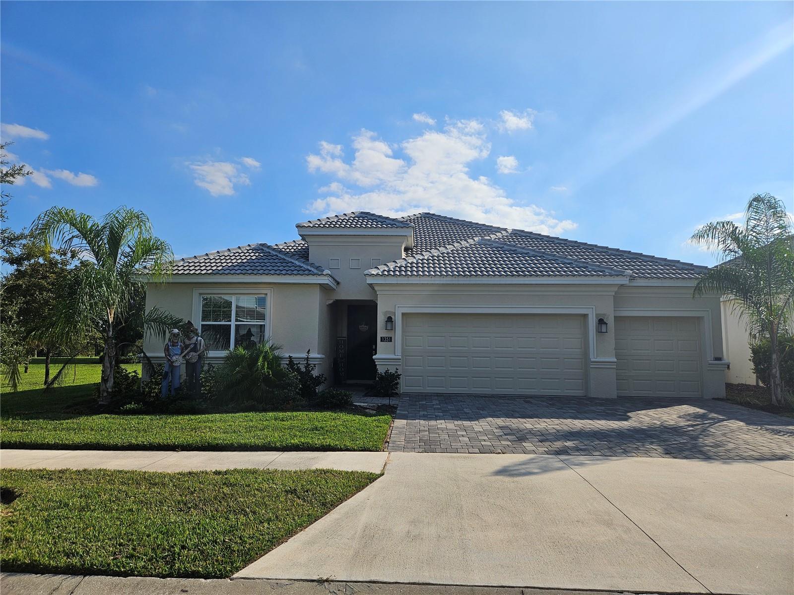 Built in 2024, this 4 bedroom / 3 bathroom Newcastle model offers 2571 living sq ft of modern design and quality construction. It is a great location in the gated ChampionsGate golf community and can be used as a primary residence or secondary home. 

This home stands out as one of the newest properties on the market, sitting on a rare sprawling corner lot with an open lot to the right for added privacy and unblocked views.  The interior contains lofty high ceilings, an open floor plan, and a spacious kitchen featuring a large center island, quartz countertops, stainless steel appliances, ample storage, contemporary light fixtures. The primary suite includes an ensuite bathroom, dual sinks, and a walk-in closet. A 3-car garage provides plenty of space for cars and storage. 

The exclusive ChampionsGate golfing community has 24-hour security and resort style amenities containing a clubhouse, swimming pools, tennis courts, steam room and more. HOA fee includes landscaping to effortlessly maintain the property year-round. HOA also includes access to clubhouse amenities, golfing membership and more. 

Experience idyllic Florida living in a newly constructed ChampionsGate home. Contact for a showing today!