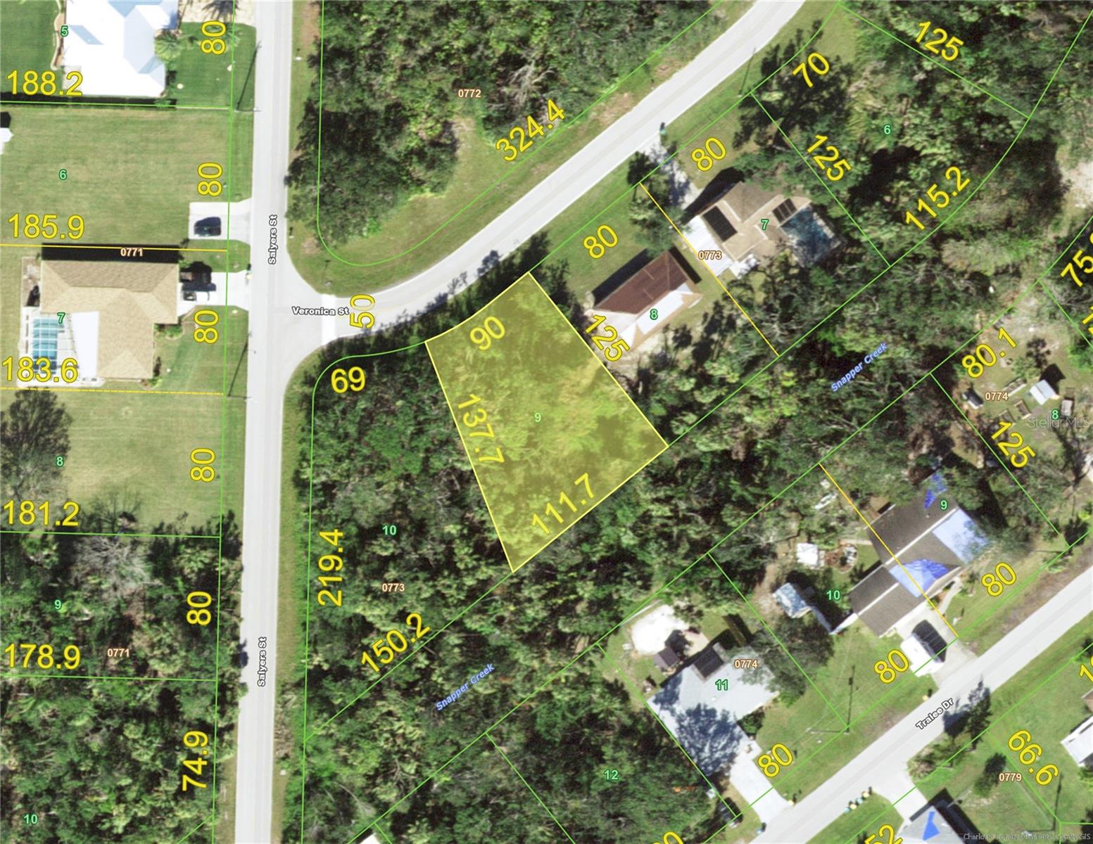 What a great location for this oversized wooded lot with CITY WATER available, just minutes to Murdock with shopping and restaurants for every preference. There is a park across the street, and the property is located on a large greenbelt identified as Snapper Creek. The owner also is selling the adjacent oversized lot so this would be great for anyone wanting a large parcel in a super convenient spot. All the amenities of this developing community are yours to enjoy just mere moments away...be sure to check out this unique opportunity to build a dream home in a peaceful, quiet neighborhood.