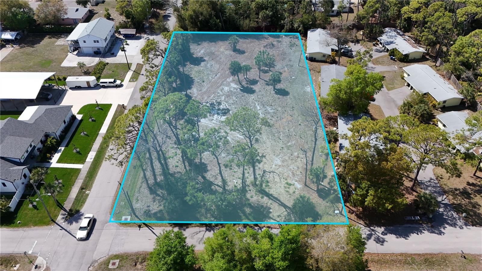 This .9 acre parcel may be the last of the big lots available in the RCTO district of Old Englewood Village.  Residential Commercial Transition Overlay District zoning allows for limited residential and commercial use, see Sarasota County Muni Codes and Englewood CRA website for details.  This lot is zoned for up to five units and has water, sewer and power services available.  Build a family compound or rental community just blocks off Historic Dearborn Street which is the heart of Olde Englewood Village.  Waterfront Parks, boat ramps sunsets and suds are just a short walk down the street.  Buy your dream project a new home today, give us a call.