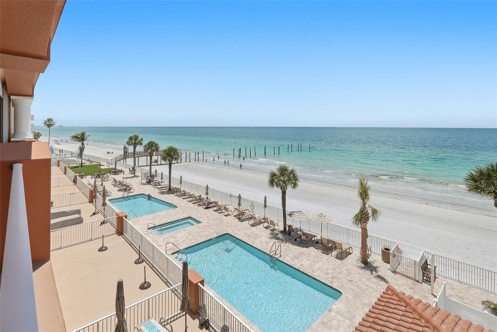 WELCOME TO SUNSHINE, DIRECT BEACHFRONT LIVING, AND RESORT-STYLE AMENITIES ON REDINGTON BEACH. This 3 BEDROOM, 3 BATH residence offers 2,275 HEATED SQ FT, DIRECT GULF VIEWS, a SPACIOUS TERRACE [~8' x 29') , TWO ENSUITE BEDROOMS, and STRONG RENTAL INCOME POTENTIAL. “TRADE STATE TAXES, SNOW, AND MAINTENANCE HEADACHES FOR BEACHFRONT SUNSETS AND INCOME POTENTIAL.  WHY SPEND $3M+ FOR RENOVATED BEACHFRONT, WHEN YOU CAN CUSTOMIZE THIS ONE YOUR WAY AND STILL COME OUT AHEAD?’ It is ready for someone TO DESIGN THEIR OWN PERSONAL FINISHES AND MAKE THEIR OWN. Being sold AS-IS and COMPLETELY FURNISHED. - No shoveling snow. - No brutal winters.
- Wake up directly on the Gulf of Mexico.
- A lock-and-leave second home or primary residence.
- Renovate exactly to your taste instead of paying a premium for someone else’s design choices.
- Spacious enough for visiting friends and grandchildren.
- Tampa International nearby for easy access back north.
- Florida tax advantages + lifestyle upgrade.Coastal living is elevated here with abundant natural light and an ideal layout for both full-time enjoyment and income flexibility. Perfectly located, this condo sits just A QUARTER MILE SOUTH OF THE TIDES IN NORTH REDINGTON BEACH—ONLY 5–7 BUILDINGS AWAY, placing you within the same desirable stretch of sand, walkability, and vibrant coastal lifestyle. Enjoy easy access to local favorites including Frog Pond, The Conch Republic Grill, Sweet Sage Café, The Beach House, along with nearby ice cream shops and delis such as My Happy Place Deli—all just a short stroll away. Inside, the residence features THREE BEDROOMS | THREE FULL BATHS | 2,275 HEATED SQ FT, with TWO ENSUITE BEDROOMS offering privacy and flexibility for guests or rentals, open-concept living and dining areas with DIRECT GULF VIEWS, a spacious BEACHFRONT BALCONY ideal for sunsets and entertaining, and a well-appointed kitchen designed for both everyday living and hosting. Additional highlights include TWO UNDER-BUILDING TANDEM PARKING SPACES NEAR THE ELEVATOR, SAME-FLOOR OWNER STORAGE FOR CONVENIENT BEACH ACCESS, and strong rental potential with flexible leasing options. INCOME + FLEXIBILITY: 30-DAY MINIMUM RENTAL POLICY, 2027 SEASONAL BOOKINGS ALREADY SECURED (JAN–MARCH), $15,822 NET INCOME IN PLACE, and the option to honor rentals or enjoy exclusively—a perfect balance of lifestyle + investment performance. RESORT-STYLE LIVING (2026 ENHANCEMENT): La Contessa has undergone a completed MAJOR COMMUNITY TRANSFORMATION, elevating the entire ownership experience with TWO POOLS NOW COMPLETED AND OPEN FOR USE, OVERSIZED JACUZZI, TWO GRILLS IN THE GRILLING AREA, outdoor bathrooms and shower, a new pool deck with pavers throughout, lovely grass and faux grass, and fresh coastal landscaping—creating a true private Gulf-front resort feel. PRIME REDINGTON BEACH LOCATION. Whether you are seeking a beachfront primary residence, second home, or INCOME-PRODUCING INVESTMENT, this condo opportunity delivers on LOCATION, LIFESTYLE, AND FUTURE UPSIDE.