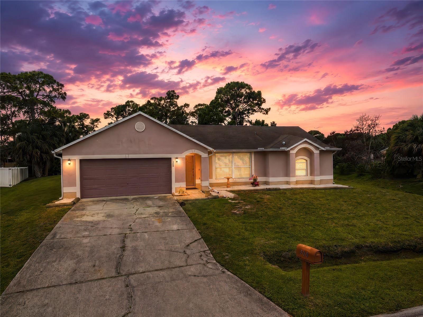 Welcome to 300 Viking Street NE, where space, comfort, and convenience come together on an impressive 0.55-acre homesite in the heart of Palm Bay. Opportunities to own over half an acre with no HOA are becoming increasingly rare, making this property a standout for buyers seeking room to spread out and enjoy their own piece of Florida. Offering nearly 2,000 square feet of living space, this 4-bedroom, 2-bath home features a desirable split-bedroom floor plan that provides privacy for the primary suite while creating functional living spaces for family and guests. The spacious layout offers flexibility for everyday living, entertaining, working from home, or simply relaxing in comfort. Step outside and imagine the possibilities. The oversized lot provides ample space for a pool, workshop, boat, RV, outdoor entertaining area, or future expansion. Whether you enjoy gardening, hosting gatherings, or simply appreciate having extra room between neighbors, this property offers the freedom that so many buyers are searching for. Conveniently located near shopping, restaurants, schools, parks, and major highways, you'll enjoy easy access to everything Palm Bay and the Space Coast have to offer while still enjoying the peace and privacy of a larger homesite. If you've been searching for a home with space, flexibility, and no HOA restrictions, 300 Viking Street NE deserves a spot at the top of your list. Schedule your private showing today and discover the lifestyle that only a property like this can provide.