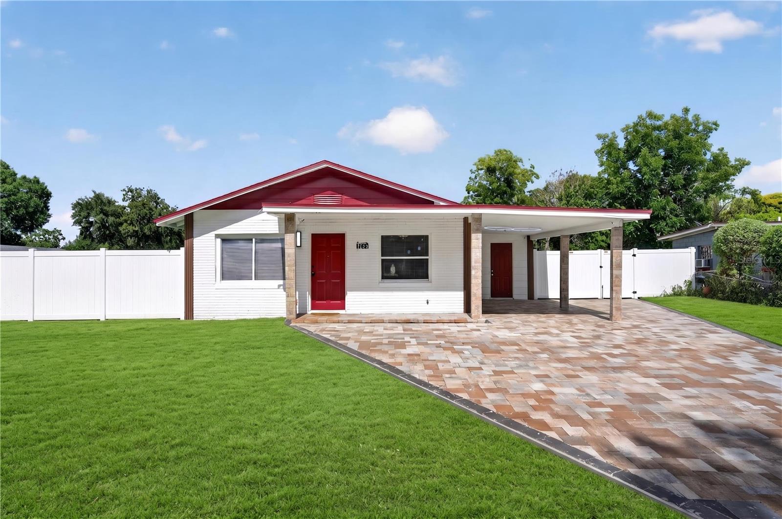 THIS HOME CAN BE PURCHASED WITH NO MONEY DOWN! This remodeled 4-bedroom, 2-bath home in a prime Central Orlando location on a BIG CORNER LOT, is being sold fully furnished and in perfect shape for it's new owner. Whether you are looking for a turnkey investment property, vacation rental opportunity, or a spacious primary residence, this home delivers it all, comfort, convenience, and exceptional outdoor entertainment. Inside, you’ll find a modern remodeled kitchen with updated finishes, cooking essentials, appliances, and an open dining area ideal for everyday living or hosting guests. The home features 4 spacious bedrooms, updated bathrooms, central A/C and heat, in-unit laundry, fast AT&T fiber optic internet, smart TV features, and multiple indoor gathering spaces. Sitting on one of the largest corner lots in the community, the backyard is truly a standout. Enjoy a private mini golf area, designated  playground, soccer area with goal posts, hammock lounge area, BBQ gazebo/pergola, covered lanai with outdoor gym space, built-in stone fire pit, and plenty of room to relax or entertain. You will leave your freshly paved driveway to head to all of your favorite spots, Located just minutes from Orlando’s major attractions, shopping, dining, nightlife, and highways. This property offers very quick access to Universal Studios, International Drive, Mall at Millenia, Premium Outlets, Downtown Orlando, the Orange County Convention Center, Orlando International Airport, I-4, 408, and the Florida Turnpike. IT DOESNT GET BETTER THAN THAT! With major updates already completed, furnishings included, and a location that places you near everything Orlando has to provide, this home is a rare opportunity for both investors and owner-occupants alike. ROOF 2022, AC and Water Heater updated within the last few years.