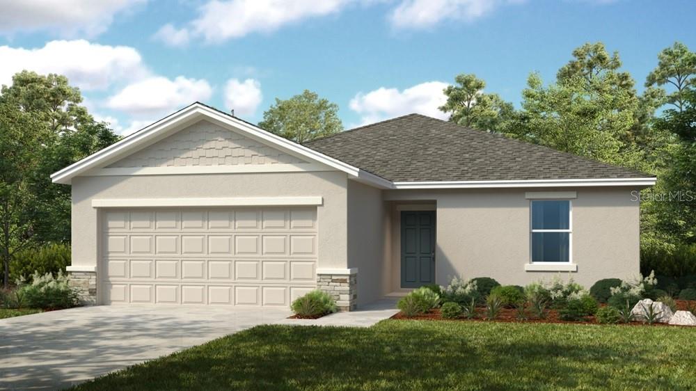 Under Construction. What's Special: Appliances Included | Flat Lot | No Stairs | Single Level Living. New Construction - [Month] Completion! Built by America's Most Trusted Home Builder. Welcome to the Finch at 233 Streamwater Way in Waterstone! This thoughtfully designed new home offers a bright and open floor plan where you can easily move from the spacious great room to the dining area and kitchen. The kitchen shines with beautiful quartz countertops and a functional layout that keeps everything within reach. Your private primary suite is tucked away for a sense of calm and includes a well-appointed bath and generous closet space. Two additional bedrooms near the front of the home give you flexibility for guests, a home office, or hobbies. A covered patio and inviting porch create the perfect spots to relax and enjoy your outdoor space. Spanning 400+ acres, Waterstone blends seamlessly into Groveland’s natural landscape just minutes from Clermont. Surrounded by Lake County’s rolling hills and nearby lakes, the community offers easy access to the Western Beltway, Florida’s Turnpike, and SR-50. Enjoy planned amenities including a pool, cabana, dog park, Nature Play Space, and Monarch Butterfly Gardens. Additional Highlights Include: Top load washer and dryer, GE refrigerator, extended LVP flooring, and whole house blinds. MLS#O6413541