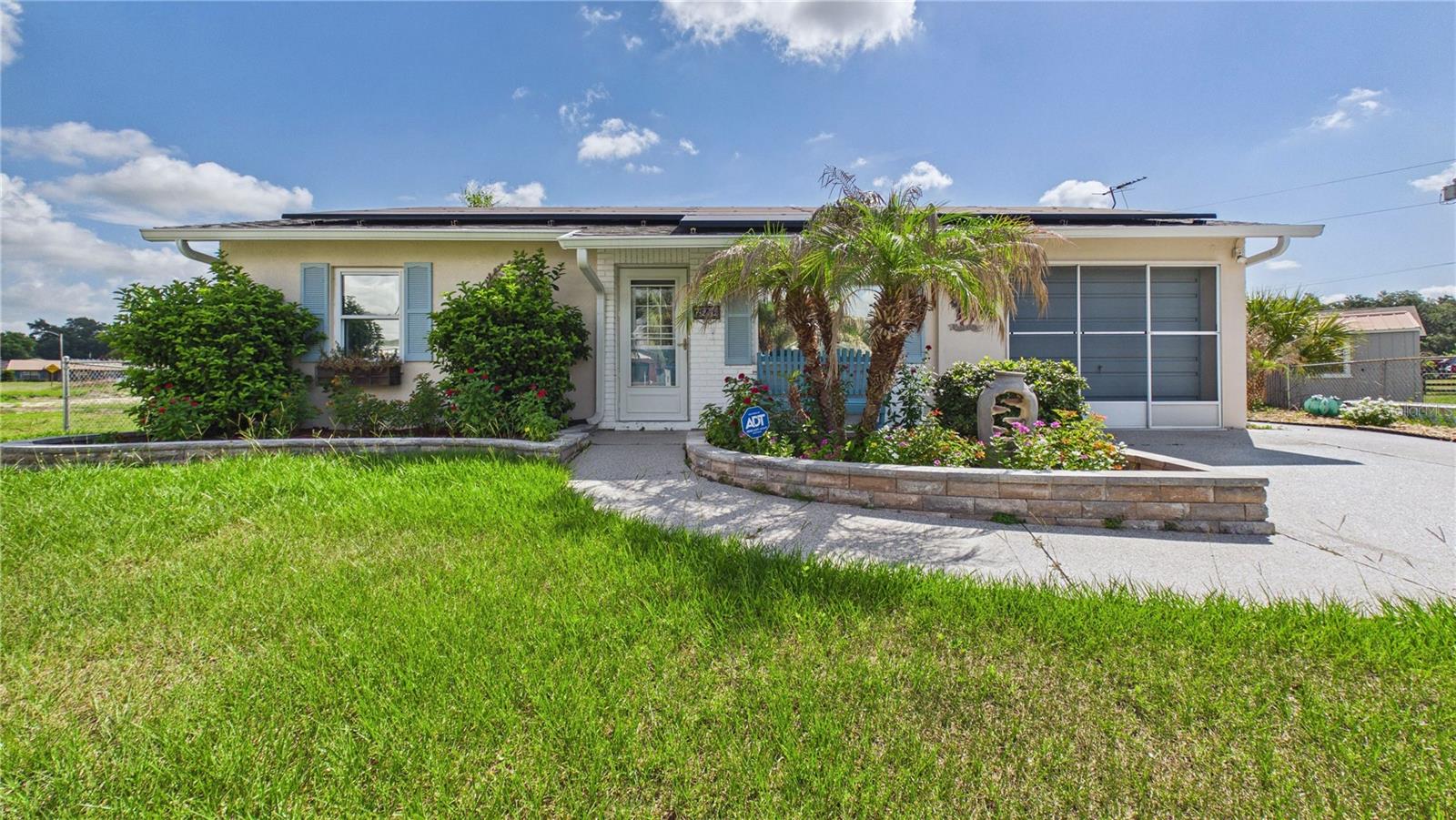 Looking for the perfect low-maintenance Florida home with a heated pool and room for your RV? Welcome home! Nestled on a quiet cul-de-sac, this charming 2-bedroom, 2-bath residence offers comfort, convenience, and everything you need to enjoy the Florida lifestyle. Inside, you'll find a spacious living room, an open kitchen and an expansive Florida room that is fully heated and air-conditioned, providing additional year-round living space. Step outside to your private screened lanai featuring a heated in-ground pool, ideally positioned on the east side of the home to provide afternoon shade for relaxing and entertaining. Major updates have already been completed, including a 4 year old roof, impact windows, flooring, fresh paint, newer pool pump, gas range, impact windows offering peace of mind for years to come. The total living space heated and cooled is 1216 square feet. Add in the garage and the screened lanai..and there are 1728 square feet. Schedule your private showing today!

Professional photos coming soon!