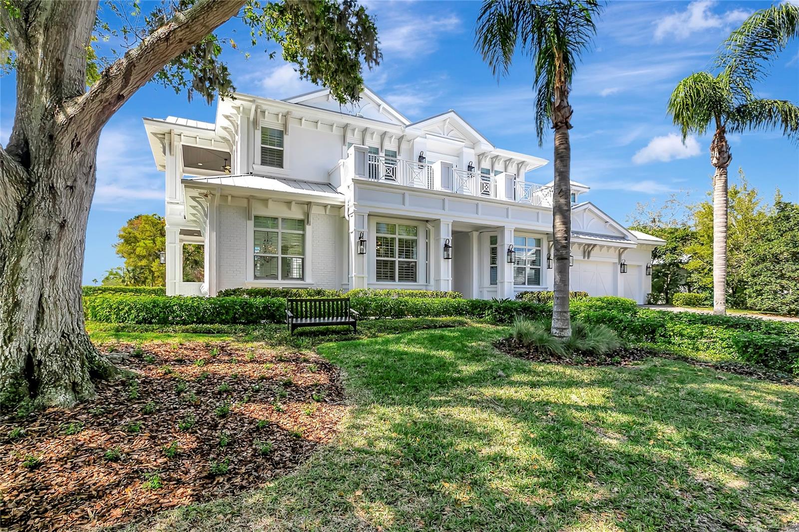 Custom Built Masterpiece with SWEEPING WATERFRONT VISTA'S!!! AND . . . . NO FLOOD INSURANCE REQUIRED! This exquisite home boasts Unparalleled Craftsmanship and Excellent Architectural details throughout. Located on the coveted "MANSION ROW" along Safety Harbors Majestic Waterfront, the perfect high and dry location. The first floor provides a magnificent Chef's Kitchen, truly a show stopper! All the rooms provide sweeping unobstructed Water Views! The Delightful Double-Sided Gas Fireplace provides a warm and inviting ambiance for the Spacious Living Room and Handsome Library/Office. All 1st floor rooms open to the heated swimming pool and private Lounging Deck overlooking Tampa Bay. Your shoreline is 95 X 500 and provides a perfect waterfront recreation playground for fishing, kayaking and more.
The send floor hosts the Primary Bedroom and Fabulous Adjoining Bath and Dressing Room. The open floor plan upstairs offers many wonderful options to enjoy, a HUGE Family/Game Room, 3 Additional Large Bedrooms and two baths. TAMPA BAY was recently voted in the top 10 places to live in the Country!! AND . . . Safety Harbor is known as the "JEWEL OF TAMPA BAY" for so many reasons.Conveniently located to all the Tri-City provides. Best Sugar Sand Beaches in the US, Outstanding Performing Arts Centers and Museums, Successful Professional Sports Teams, Great Shopping, Restaurants, Excellent Schools, International Airports and more. This 4600 Sq Ft Luxury home, is all about the Views and FABULOUS LIFESTYLE!!  AND . . . it is so much more then just a home. It is your personal paradise . .  your opportunity to enjoy Beautiful Florida Waterfront Living at its Finest, as it should be!