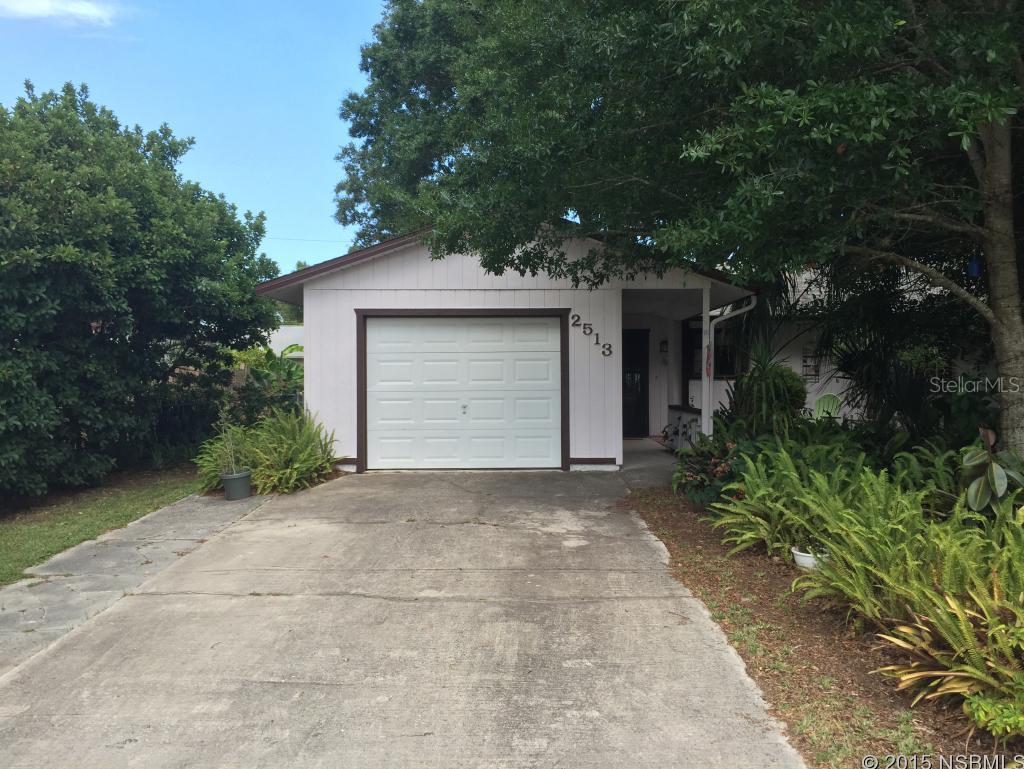 Three bedroom two bathroom home on shady lot in Florida Shores. This home features an open floor plan with a large kitchen, vaulted ceilings and a large master suite. Enjoy the outdoors and exercise your green thumb in the yard or enjoy the peace and quite in the serene backyard which features a small pond/fountain. This home also features a single car garage, a split bedroom floor plan and a shed in the backyard for plenty of storage. ;Water: City