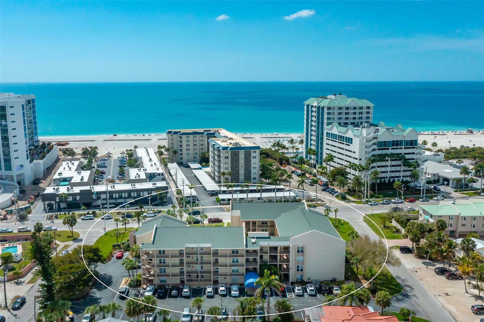 QUICK SALE NEEDED! Seller will entertain any reasonable offer. BEACH LOVERS WANTED!  You can experience the Lido Key lifestyle daily in this updated 1-bedroom + den 3rd floor Condo with pool and peakaboo view of the Gulf of Mexico. Ideally located directly across from Lido Beach and a short walk to St. Armand Circle, Ted Sperling Park,  and Lido Beach Park.  Perfect for easy beach-to-door living!!  With only 40 Units, this Boutique Community is your perfect hideaway.  The property abounds with palm trees and exotic plants.  There is elevator access or two sets of stairs. Recent Condo updates include custom reclaimed wood kitchen & bathroom cabinetry (from the Brooklyn Shipyard), newer appliances-stone tiled bathroom- air conditioning-hot water heater-and impact sliding doors. Being offered completely furnished (*except some artwork, antiques)- just bring your suitcases! The Bayrunner Trolley stops out front and is free. Enjoy Sarasota's extensive Arts, Restaurants and nightlife without ever worrying about parking after your day in the sun.  Make an appointment to see this gem now.