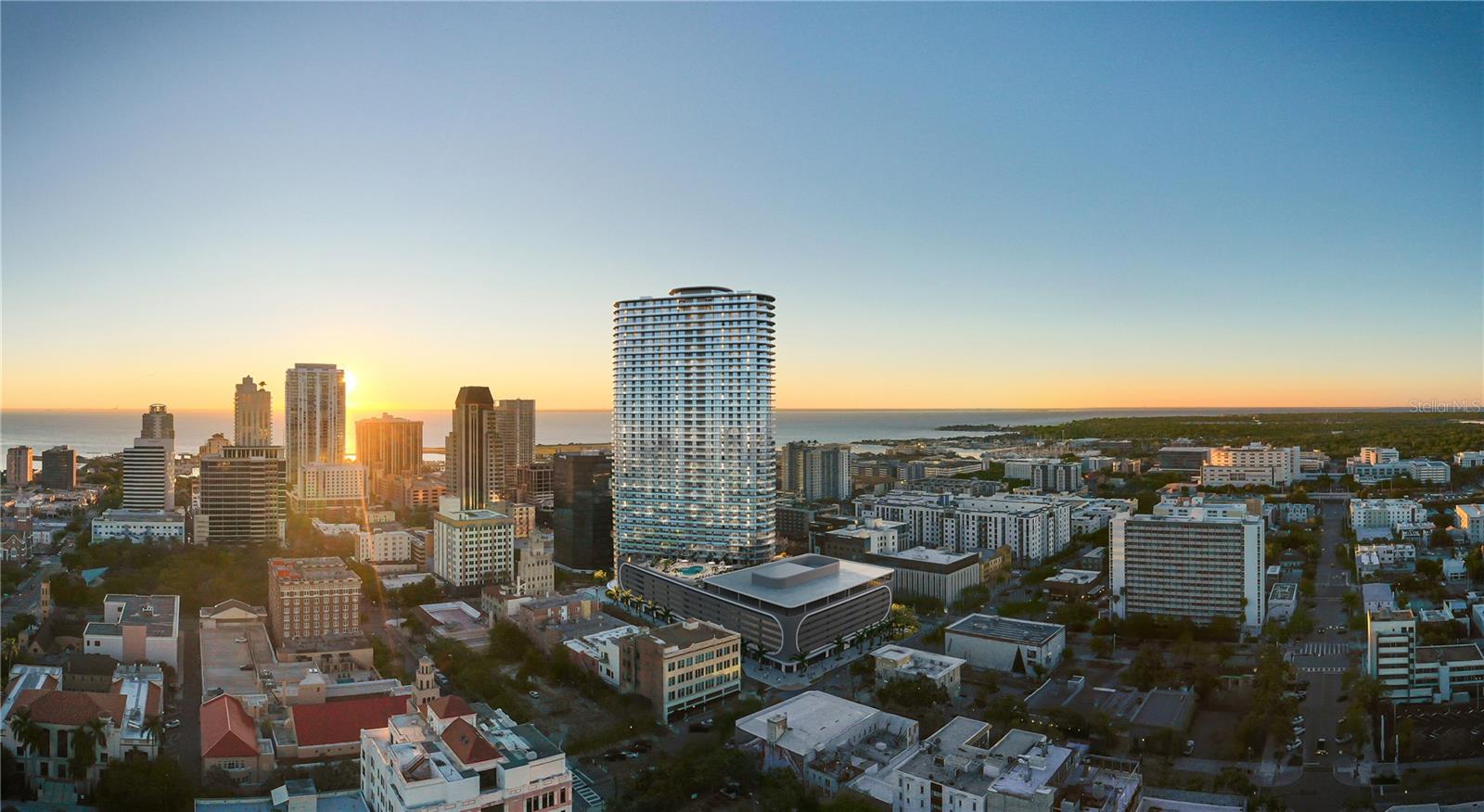 Experience luxury city living at The Residences at 400 Central, downtown St. Petersburg’s landmark 46-story condominium tower. This residence offers modern, open-concept floor plans with floor-to-ceiling glass and expansive terraces with panoramic views from Tampa Bay to the Gulf of Mexico. Residents enjoy an unparalleled amenity collection, including a 46th-floor Sky Lounge Observatory, resort-style pool deck, professional fitness and wellness center, theater lounge, private dining and co-working spaces, concierge, valet parking and more — all in the heart of vibrant Central Avenue.