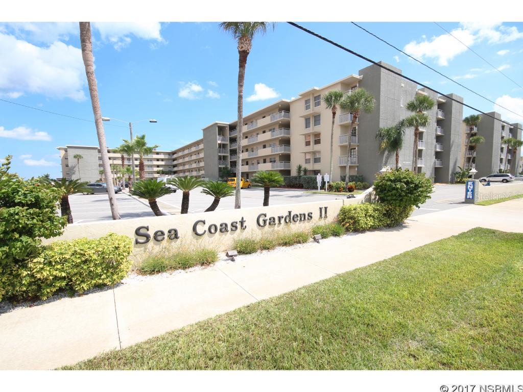 Whether your primary residence or a second home, this condo will not disappoint! Unit has views of the Atlantic and is steps away from it. Come with open ideas as this 2 bedroom 2 bathroom unit is a blank canvas waiting for your Pinterest board to come to life! Sea Coast Gardens is a highly desirable complex due to the cleanliness of the grounds, two large pools, two kiddie pools, and four shuffle board courts. The complex sits directly on the no-drive beach, making it perfect for families with little ones! Don't miss this opportunity to design your paradise at Sea Coast Gardens 2 unit 412! ;LocationDescription: Condo ;Water: City