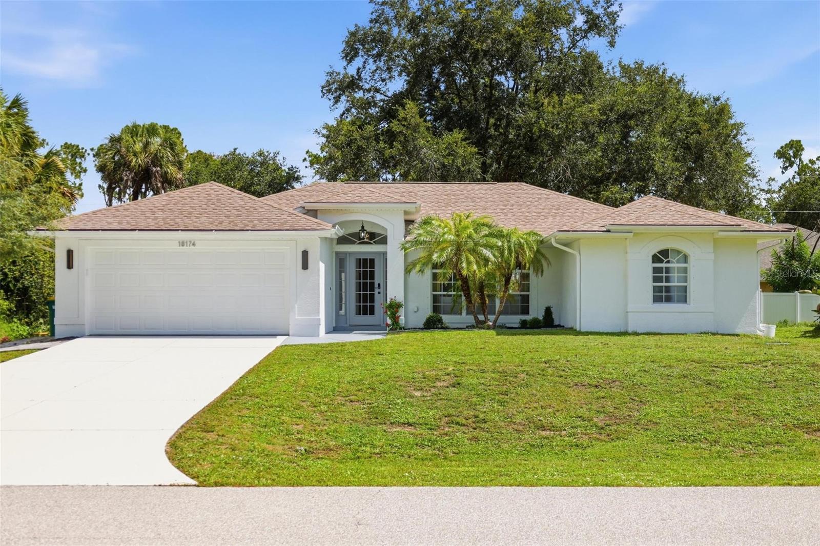 Welcome home to this spacious 4-bedroom, 2-bath residence offering over 2,000 square feet of comfortable living space! Designed with a desirable split-bedroom floor plan, this home features a bright and inviting living room with a tray ceiling, a formal dining room, and an open kitchen that overlooks the dining area. The kitchen is equipped with ample cabinet and counter space, a breakfast bar, and brand-new appliances (2025), making it the perfect place for everyday living and entertaining.
The oversized primary suite is a private retreat with two walk-in closets and a spa-like ensuite bathroom featuring dual vanities, a relaxing soaking tub, and a separate walk-in shower. The guest bathroom also provides direct access to the covered and screened lanai, offering added convenience and great potential for outdoor enjoyment.
Recent updates include a new roof (2023) and new kitchen appliances (2025). Additional features include ceramic tile flooring throughout, an inside laundry room with a utility sink, a spacious covered and screened lanai, and a 2-car garage.
Best of all, this property is NOT IN A FLOOD ZONE, with NO HOA and NO DEED RESTRICTIONS, giving you the freedom and peace of mind you've been looking for.
Ideally located in the heart of Port Charlotte, you'll enjoy easy access to shopping, restaurants, parks, golf courses, schools, boating, fishing, and the beautiful Gulf beaches. With convenient access to US-41 and I-75, commuting and exploring Southwest Florida is a breeze. Don't miss your chance to own this move-in-ready home that offers space, comfort, and an unbeatable location!