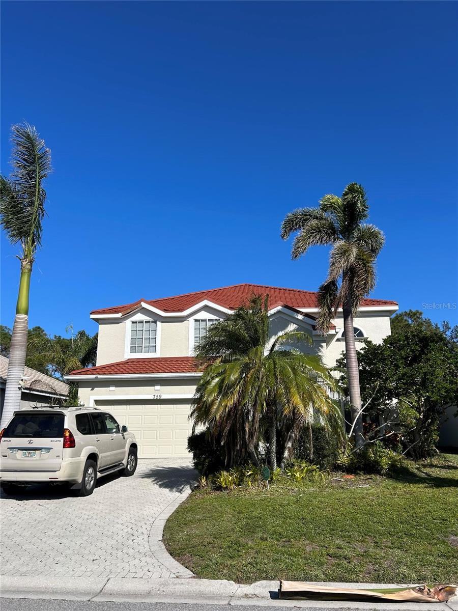 Discover this stunning home located in the heart of Osprey, FL. Featuring a spacious layout, this residence boasts elegant finishes and ample natural light throughout. The modern kitchen is equipped with top-of-the-line appliances and give plenty of storage space. Enjoy the serene outdoor area with a beautifully landscaped yard, appropriate for relaxation and entertainment. Situated in a desirable neighborhood, this property provides easy access to Pineview Gifted School. Don't miss this exceptional opportunity  to own this beautiful marvelous 4 bedrooms with a dent and 3 and 1/2 baths opportunity. The circle pool is beautiful and you can see it in Dinnig Room.  The master bedroom is spacious with the beautiful marble Venetian team.  There are 2 medium room next door.  The washer and dryer are new in the laundry room.  All the bathrooms are newly installed marble and high luxury tiles.  The floor is beautiful with fancy travertine tiles for the whole downstairs floor and the upstairs are high end luxury plank vinyl all new floors and bathrooms