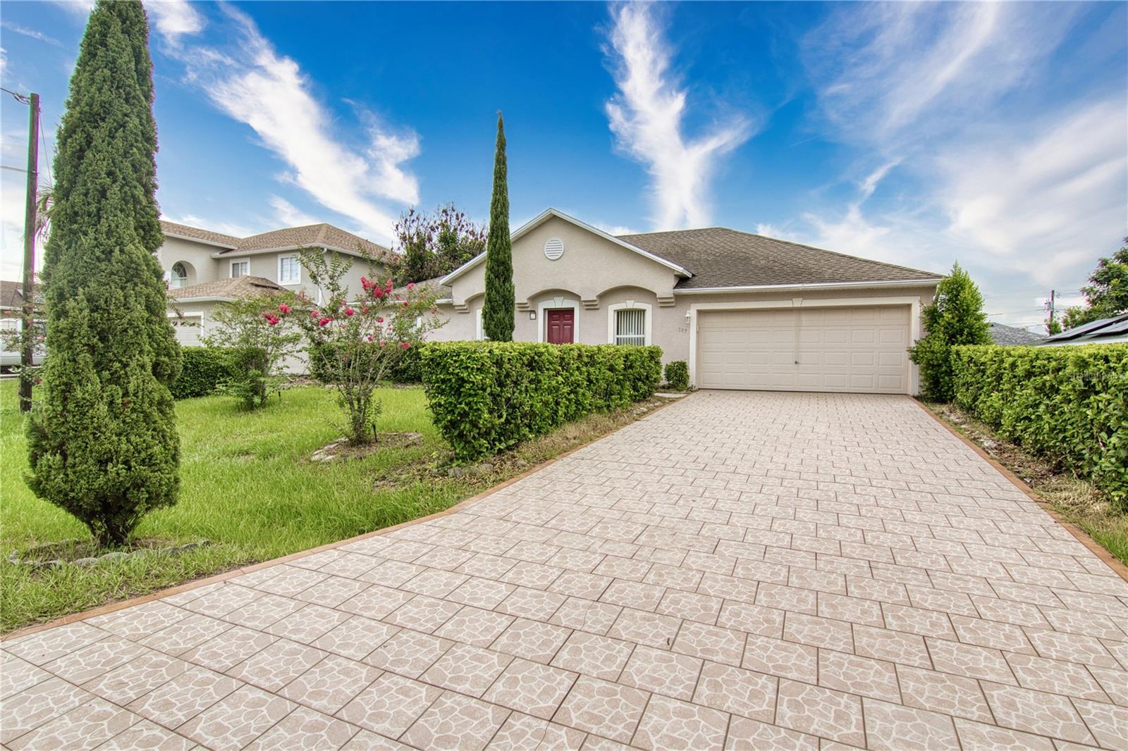 Don't miss out on the chance to live in a large, clean four bedroom, two bath home located in Poinciana. This home is located on the Polk County side of Poinciana and is just waiting for you to scoop it up. The fantastic price and tons of space will ensure it will go quickly. This home has a fantastic floor plan with split bedroom layout with a kitchen centrally located separating the living room and dining room. Breakfast bar in the kitchen is also a great feature. Located near schools and main roads in Poinciana.