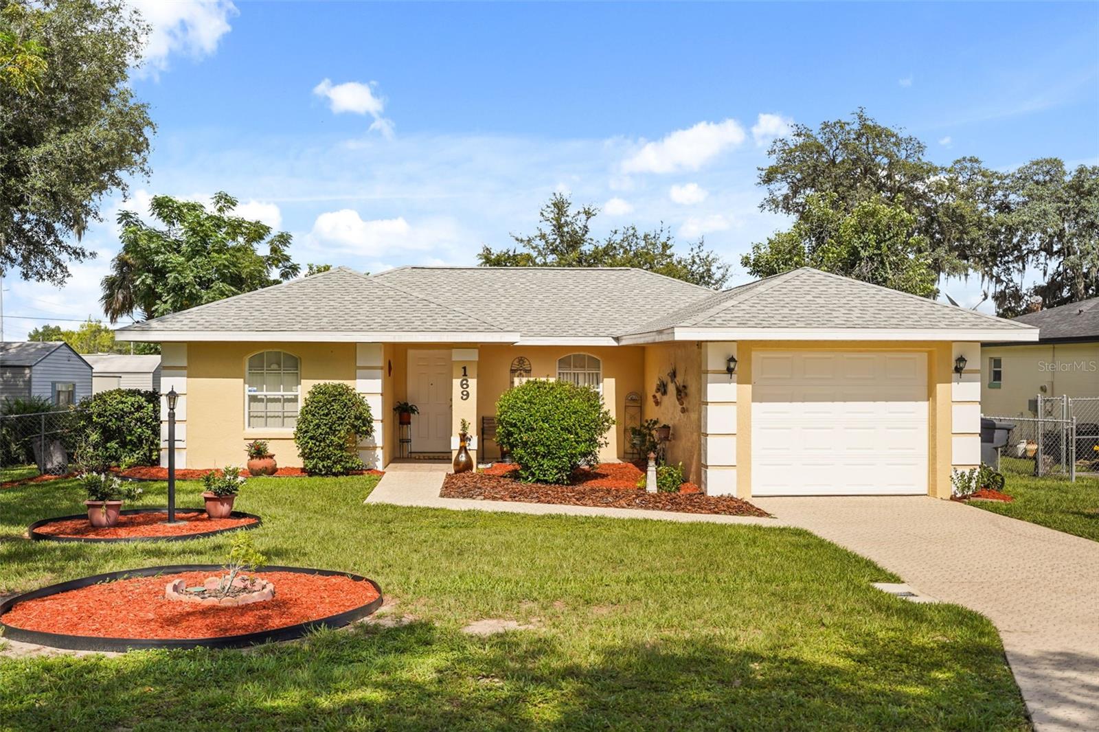 Welcome home to this charming 3 bedroom, 2 bath residence in Haines City, offering comfort, convenience, and outdoor enjoyment. A brand-new roof, just one year old, provides added peace of mind for years to come. Inside, is a functional layout that is perfect for everyday living or entertaining with easy acess to the large .23 lot.
Step outside and relax in the screened lanai, an ideal spot to enjoy your morning coffee or unwind in the evening. The backyard features two mature orange trees and plenty of space to create your own outdoor retreat.
Conveniently located just minutes from area schools, local grocery stores, shopping, dining, and other everyday amenities, this home combines a peaceful setting with a central location. Come see this gem in person before its to late!