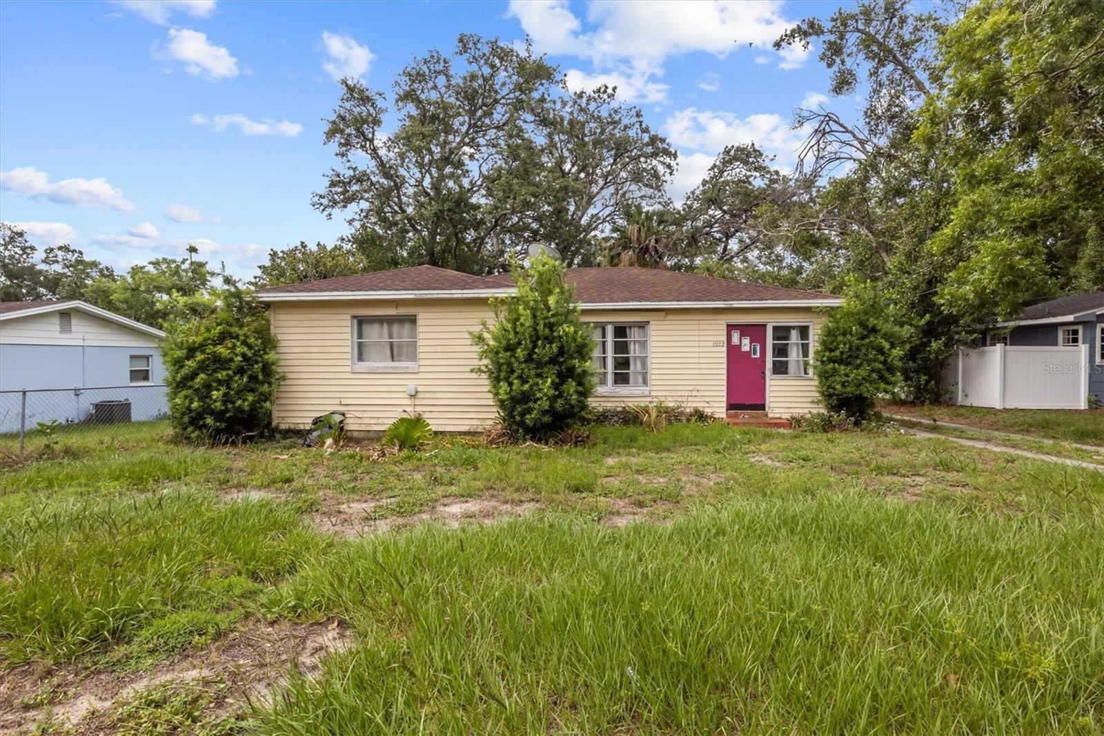 Investment Opportunity Near Lake Hunter! This solid block home offers charm, potential, and a prime location with beautiful lake views from the primary bedroom. Inside, you’ll find original wood floors, large open windows that fill the home with natural light, and multiple storage closets throughout for added functionality.
The property features a detached garage equipped with power and water, making it ideal for a workshop, storage, or future conversion possibilities. 
Major updates include a roof replaced in 2018 and a brand-new propane hot water heater installed in 2026. Whether you’re looking to expand your rental portfolio, renovate and resell, or create a personal retreat near the lake, this property offers strong investment potential in a desirable location close to Lake Hunter.